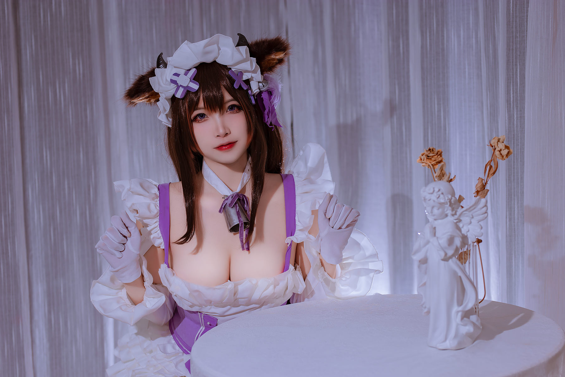 二佐Nisa – 碧蓝樫野泳装 Cosplay-第25张