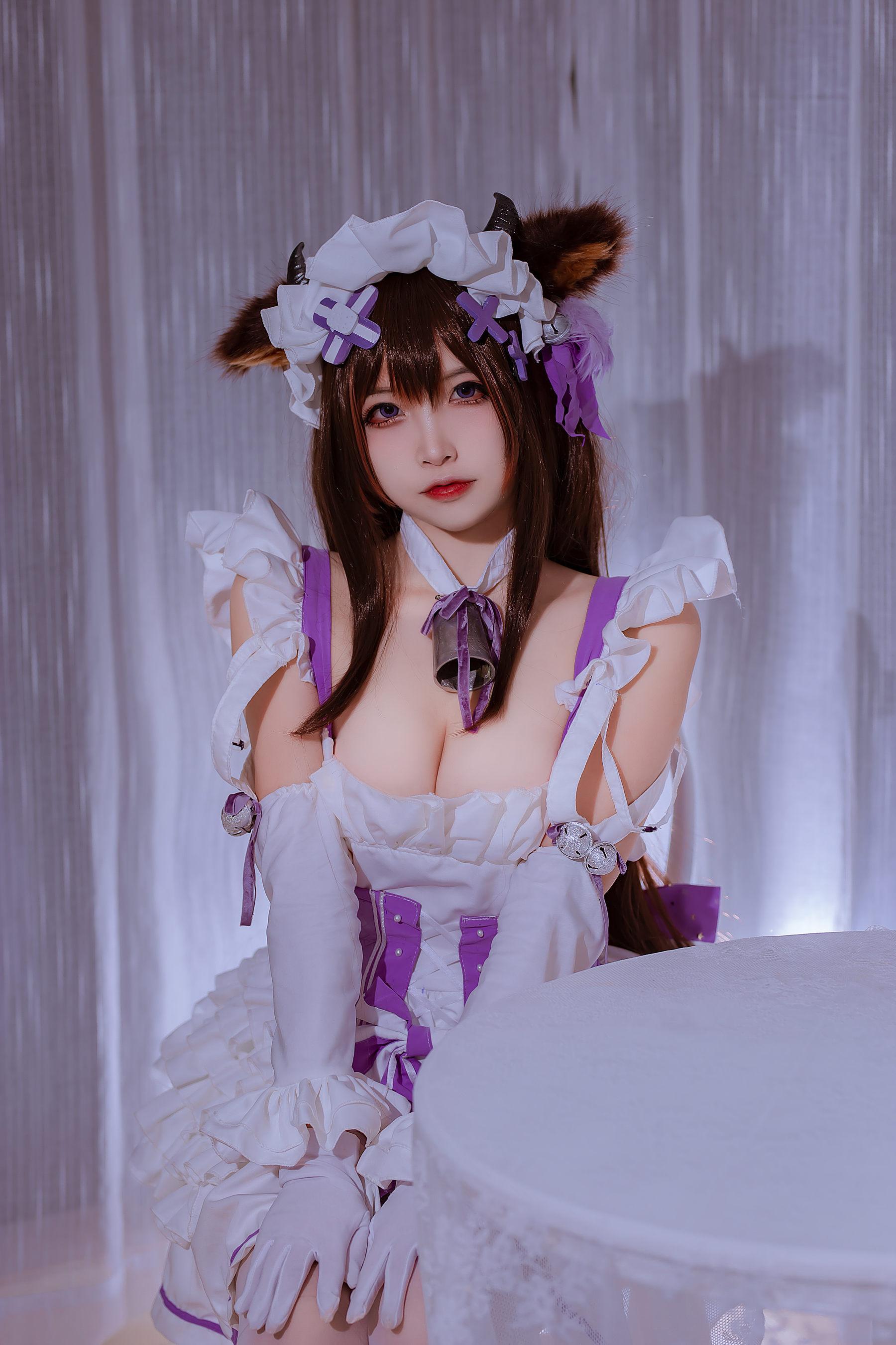 二佐Nisa – 碧蓝樫野泳装 Cosplay-第24张
