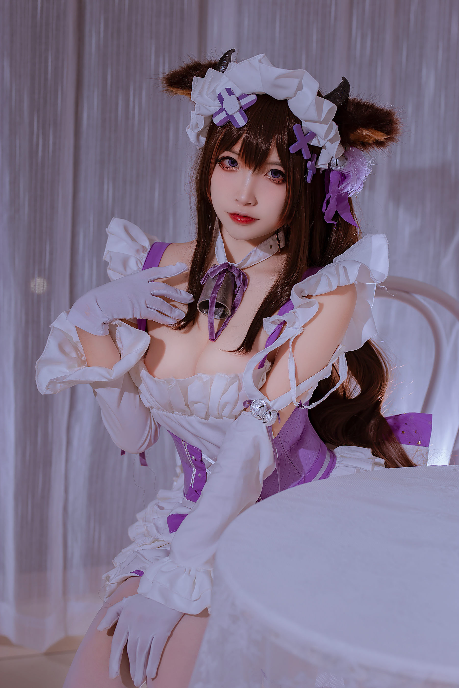 二佐Nisa – 碧蓝樫野泳装 Cosplay-第29张