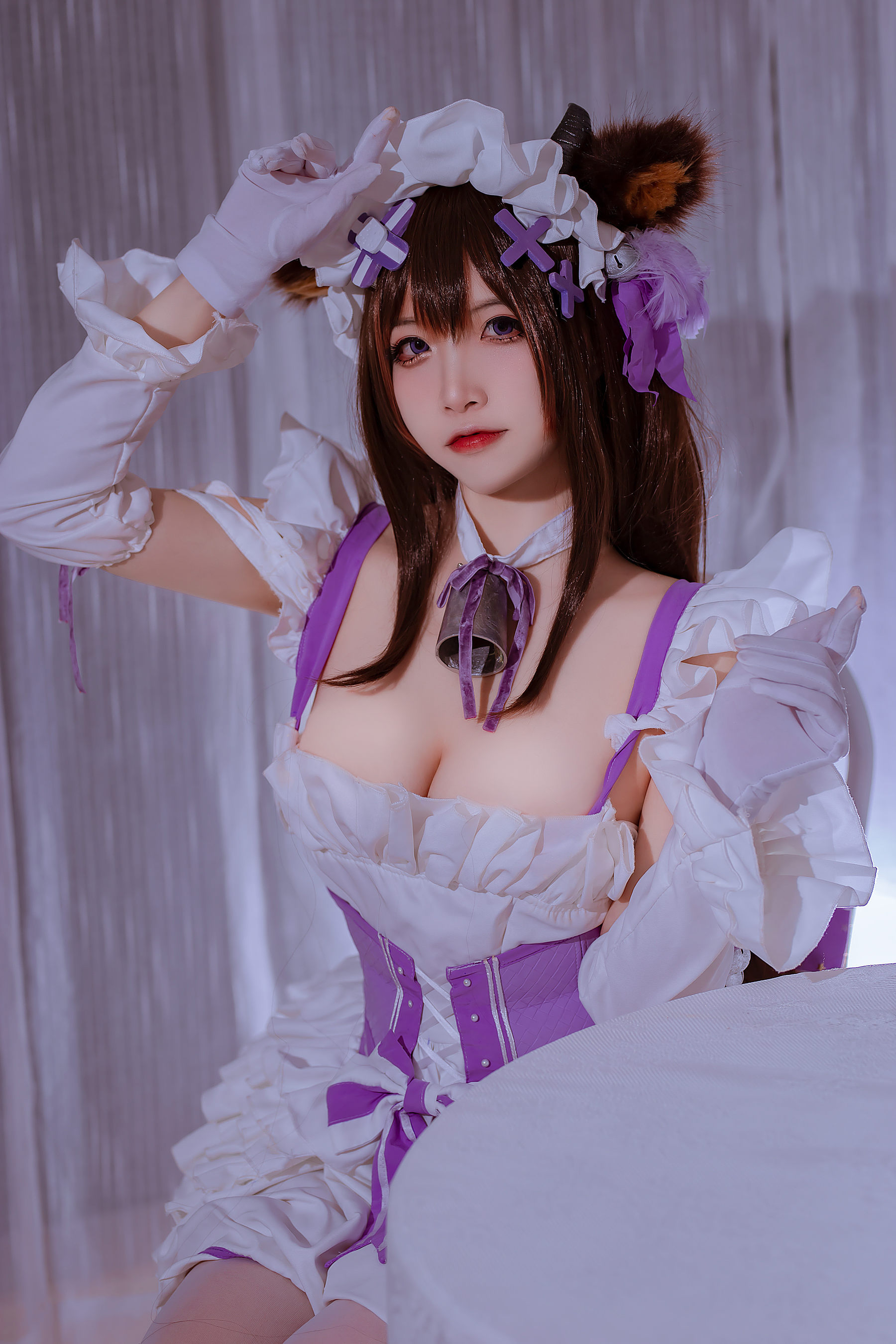 二佐Nisa – 碧蓝樫野泳装 Cosplay-第28张