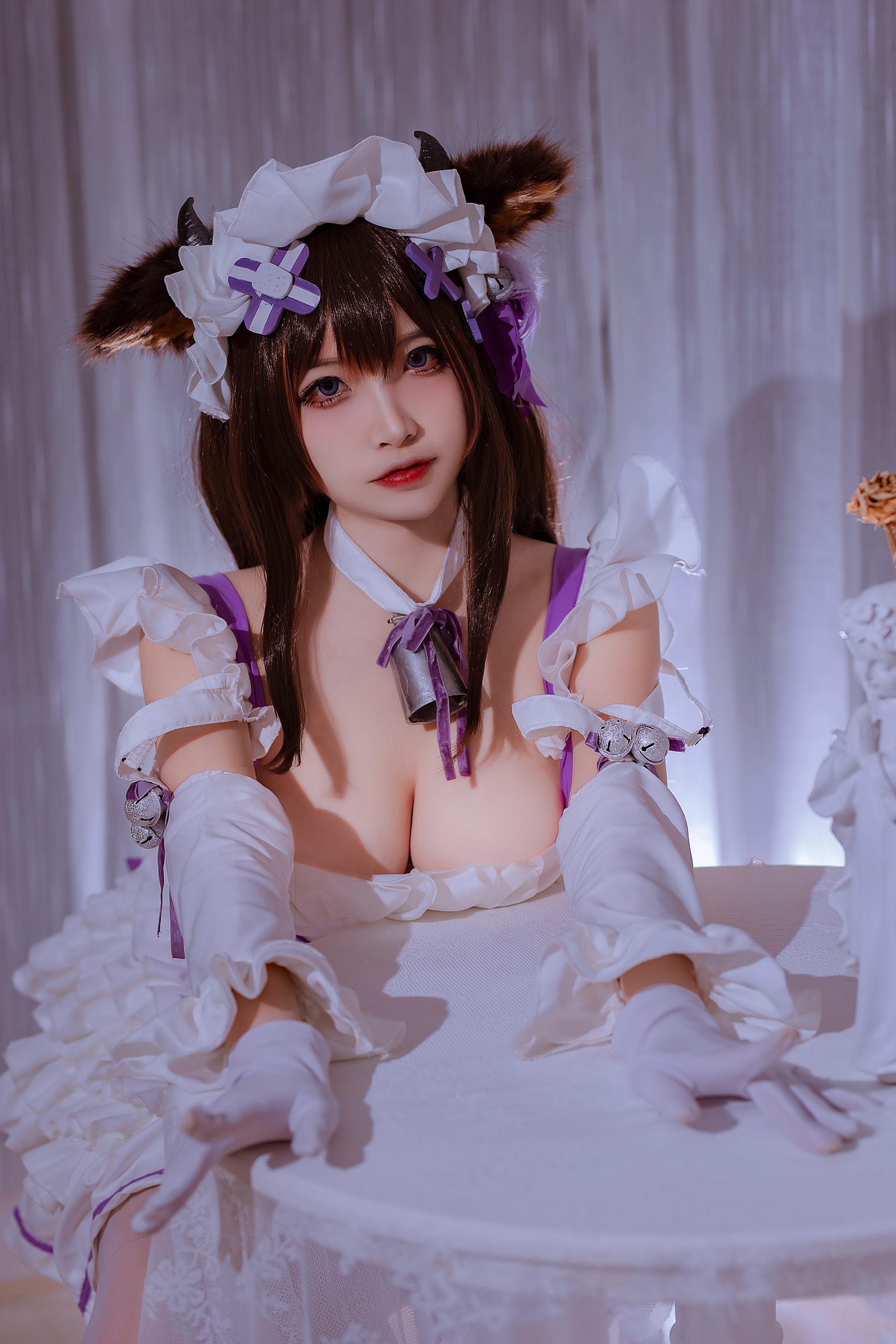 二佐Nisa – 碧蓝樫野泳装 Cosplay-第27张