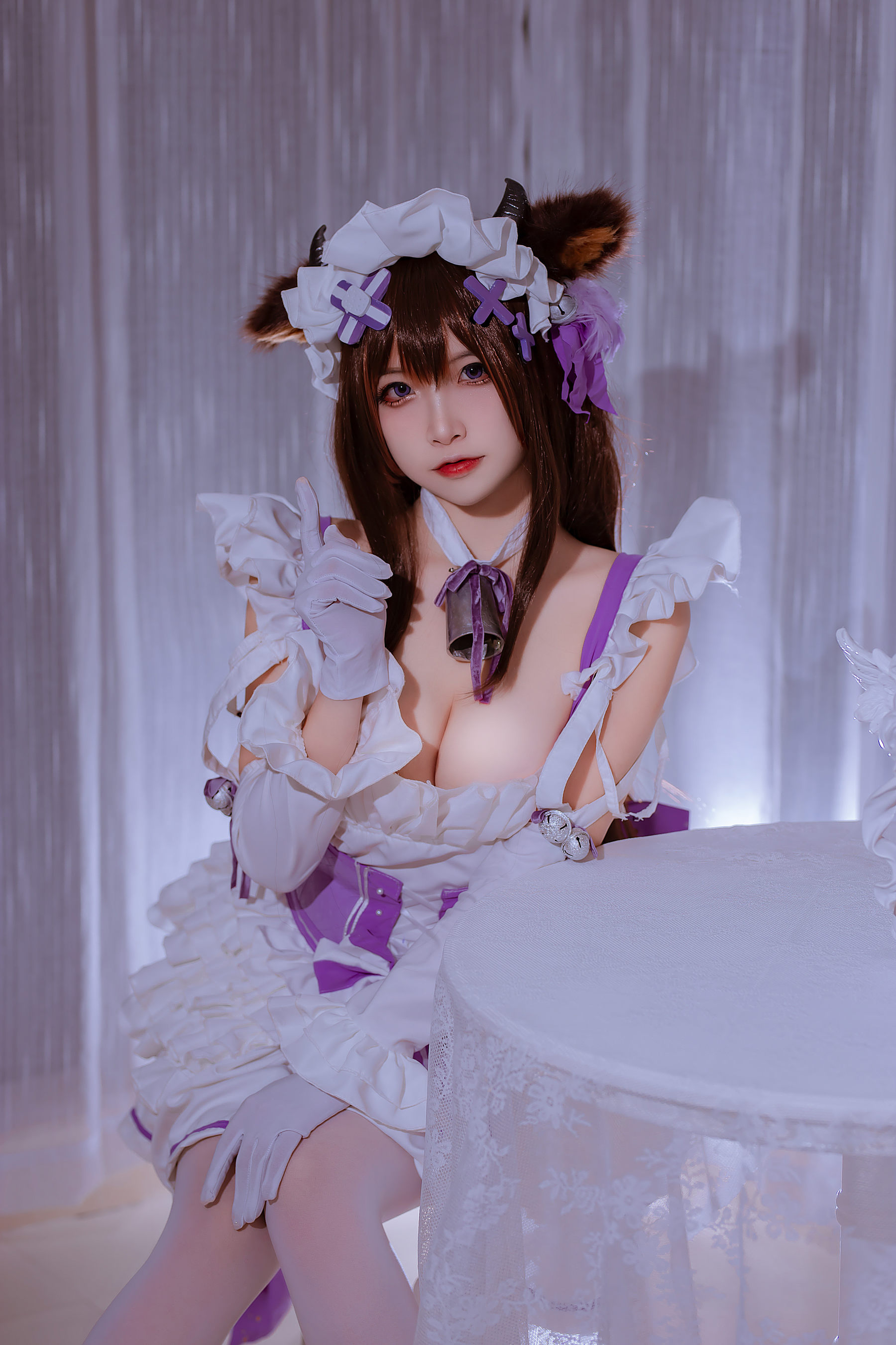 二佐Nisa – 碧蓝樫野泳装 Cosplay-第31张
