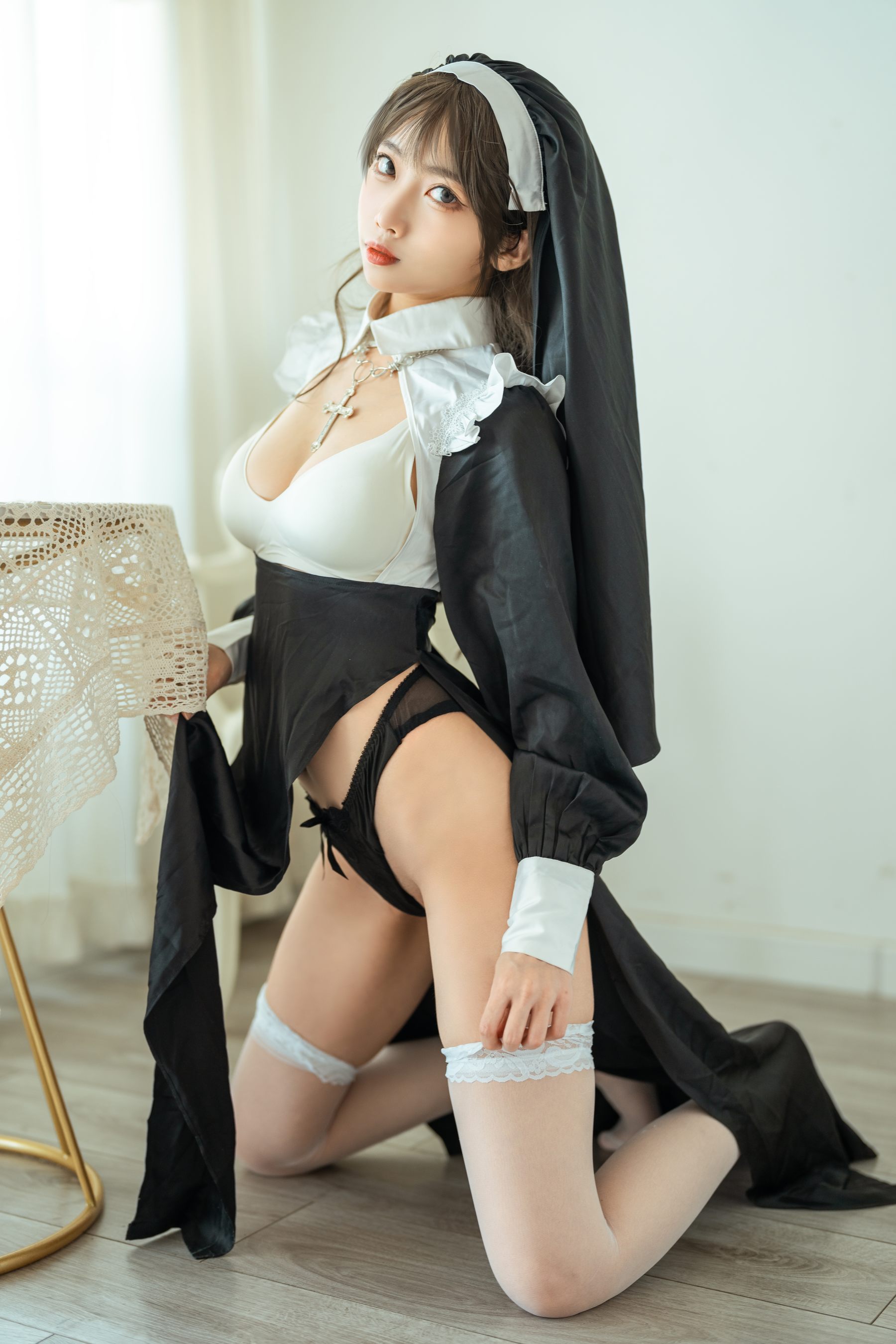 杏仁曲奇 – 忏悔修女 Cosplay-第27张