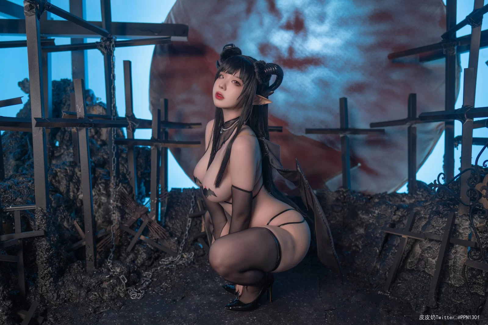 皮皮奶可可爱了啦 – 魅魔2 Cosplay-第3张