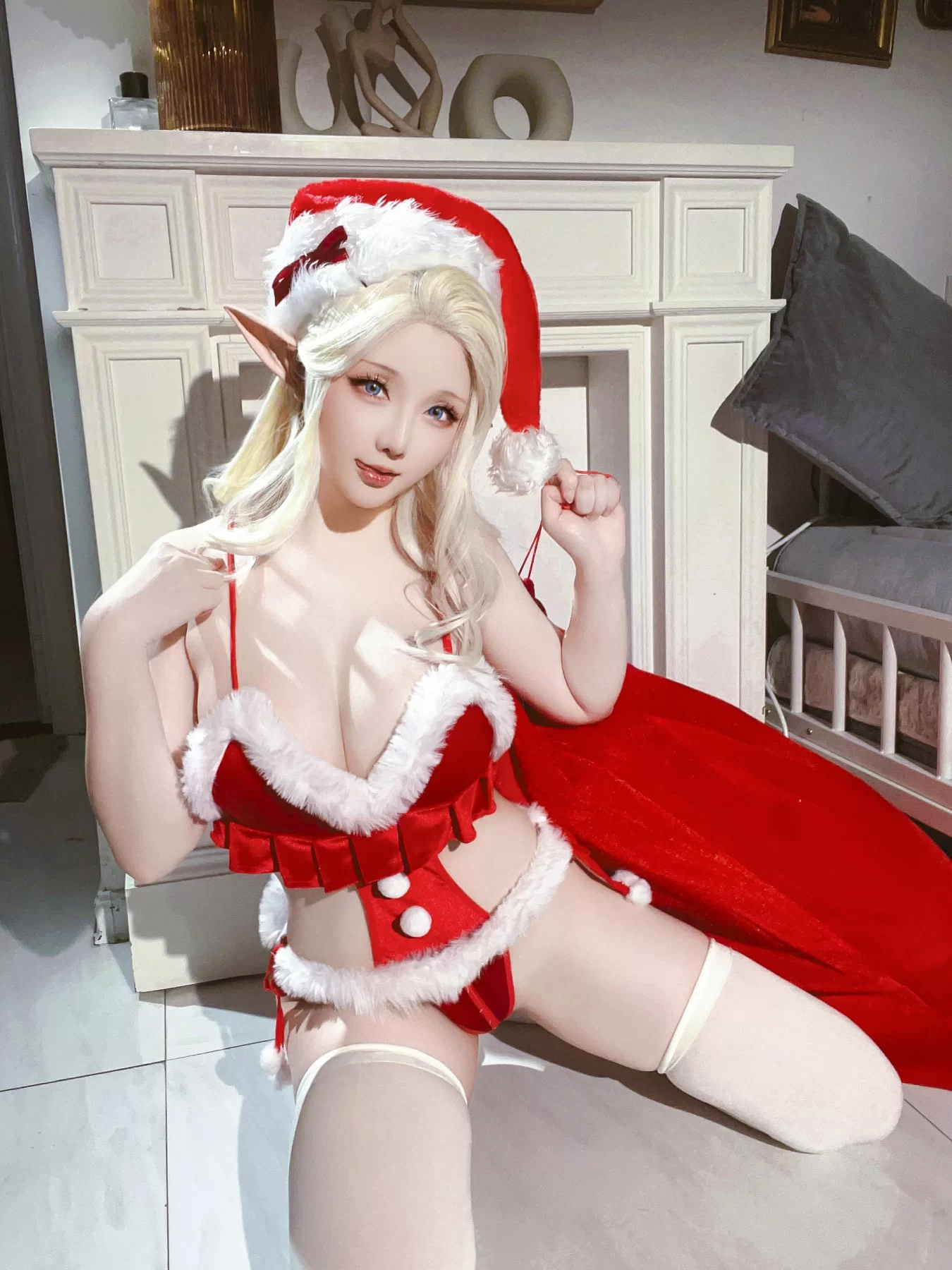 星之迟迟 – 2023 圣诞精灵篇B 圣诞老人 Cosplay-第4张