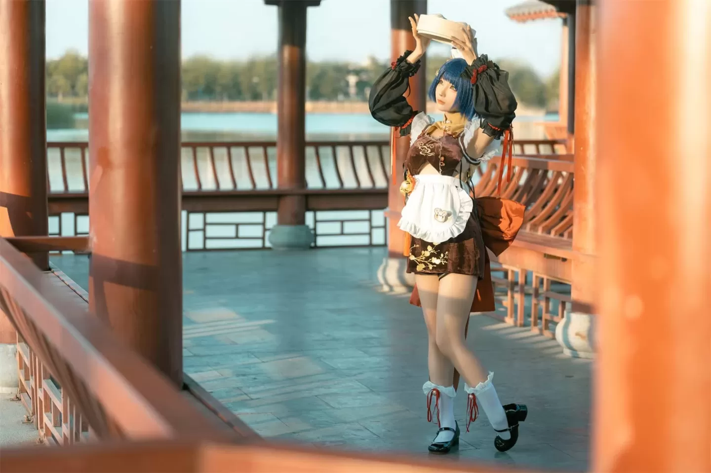 蠢沫沫 – 梦鱼-小豹子-兔女郎-香菱女仆 Cosplay-第30张