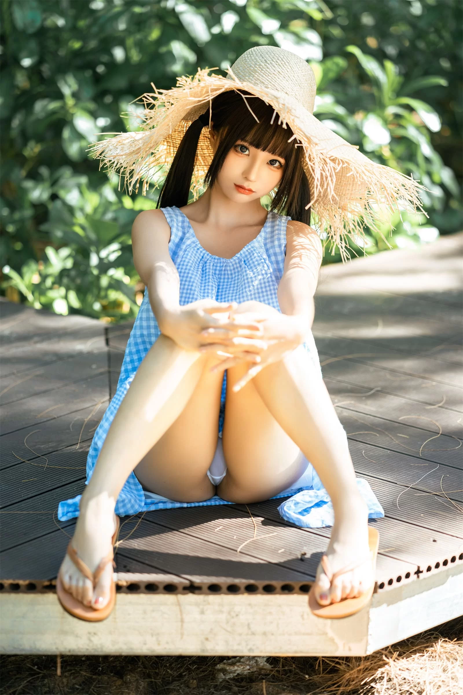 动漫博主蠢沫沫 – 海边漫步 Cosplay-第6张