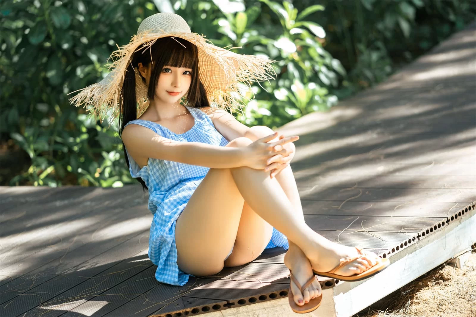动漫博主蠢沫沫 – 海边漫步 Cosplay-第10张