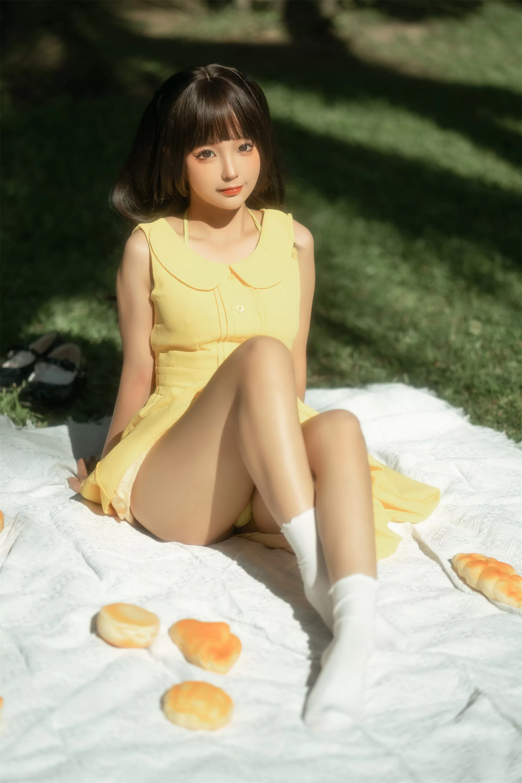 动漫博主蠢沫沫 – 野餐日 Cosplay-第43张
