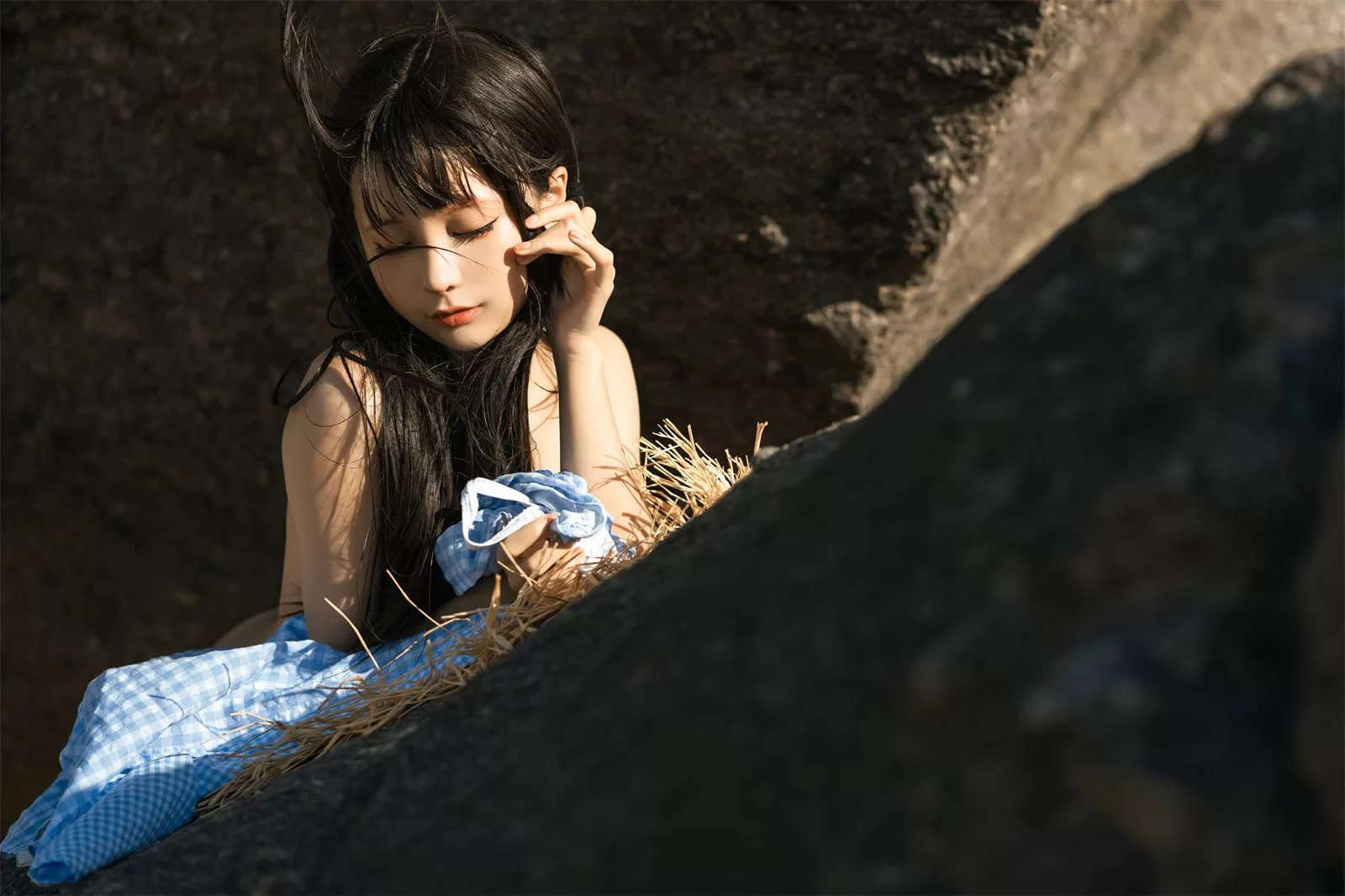 动漫博主蠢沫沫 – 海边漫步 Cosplay-第63张