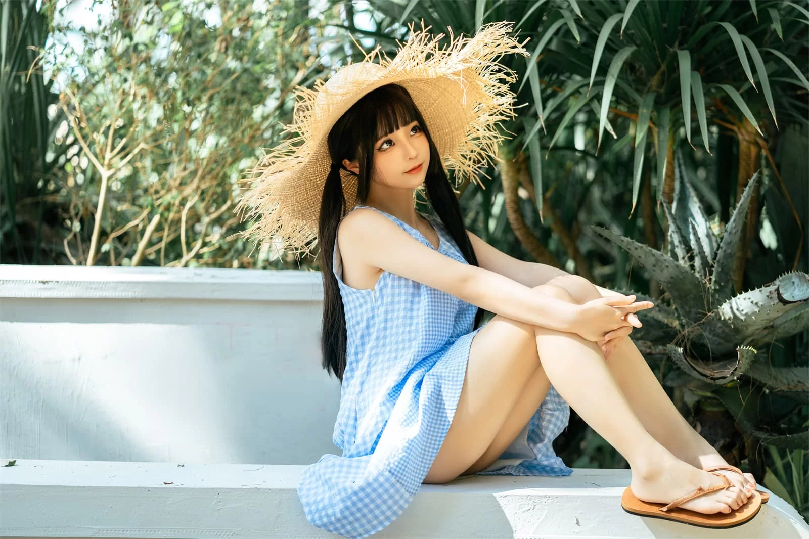动漫博主蠢沫沫 – 海边漫步 Cosplay-第85张