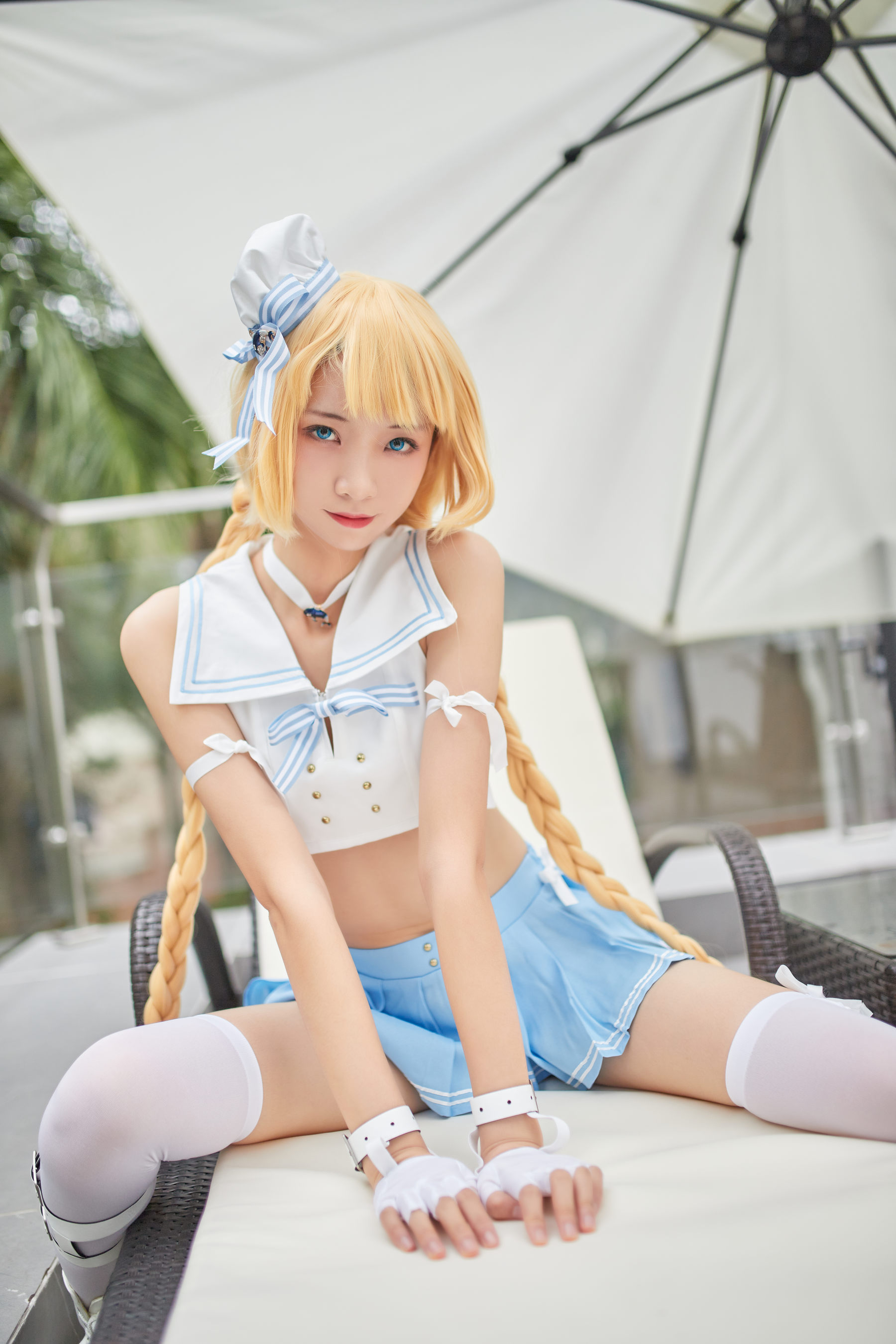 清纯妹子西瓜 – 舰队少女 兔女郎 Cosplay-第102张