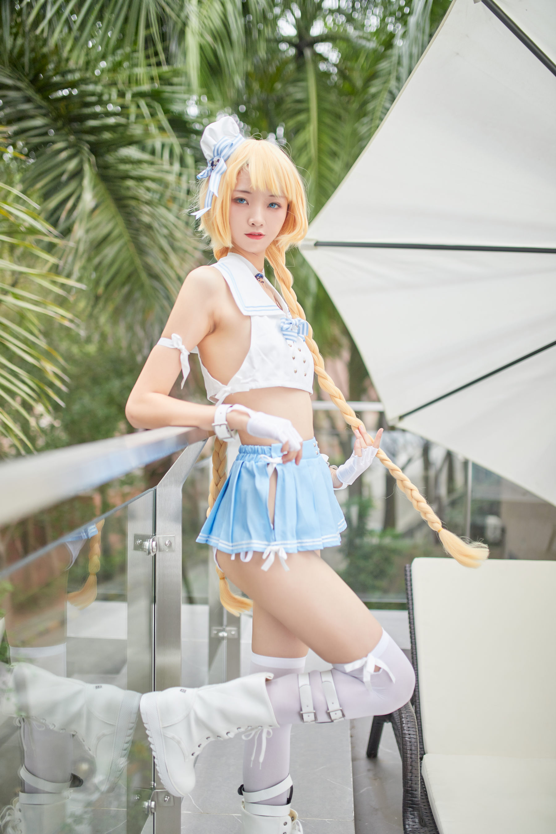 清纯妹子西瓜 – 舰队少女 兔女郎 Cosplay-第104张