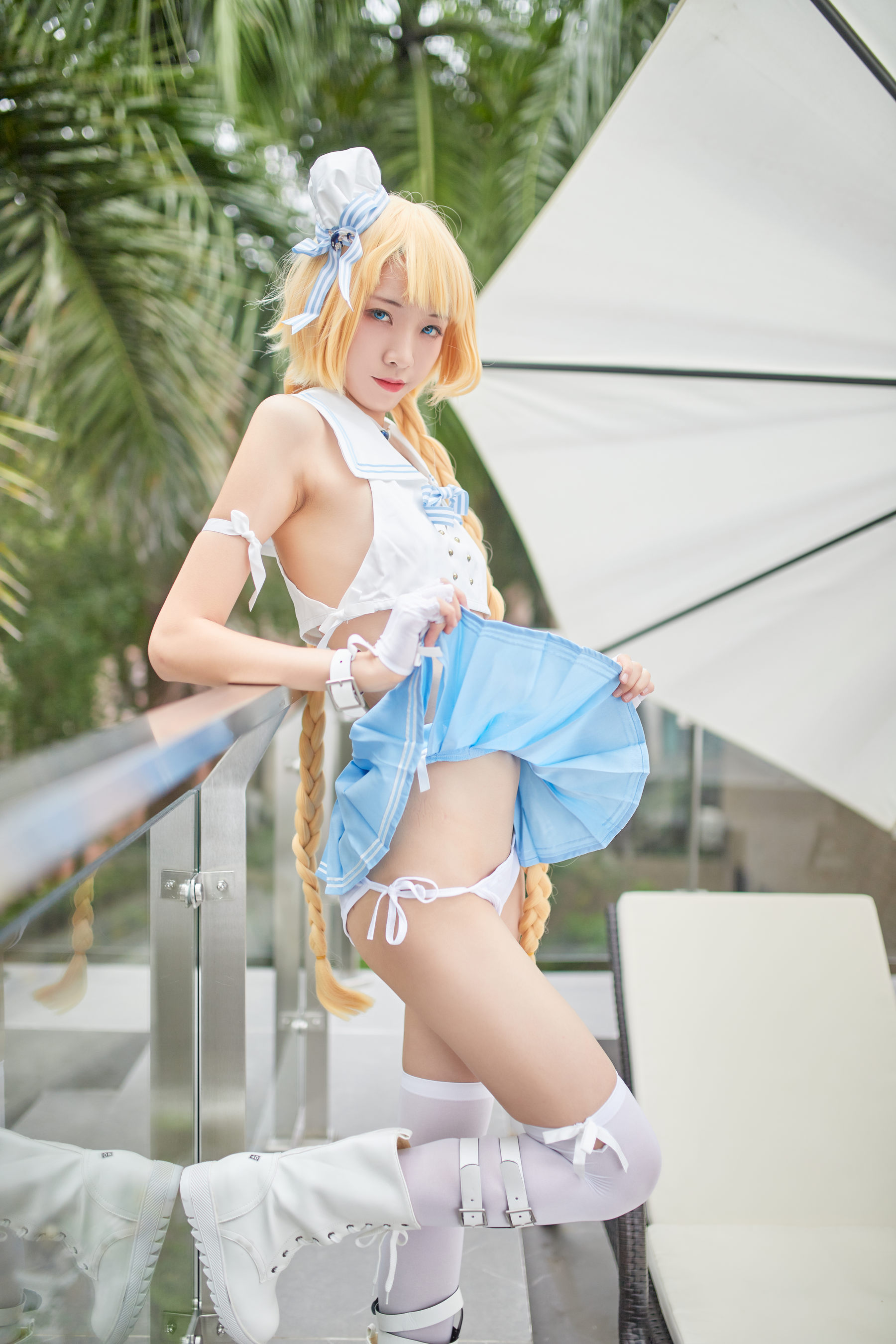 清纯妹子西瓜 – 舰队少女 兔女郎 Cosplay-第105张