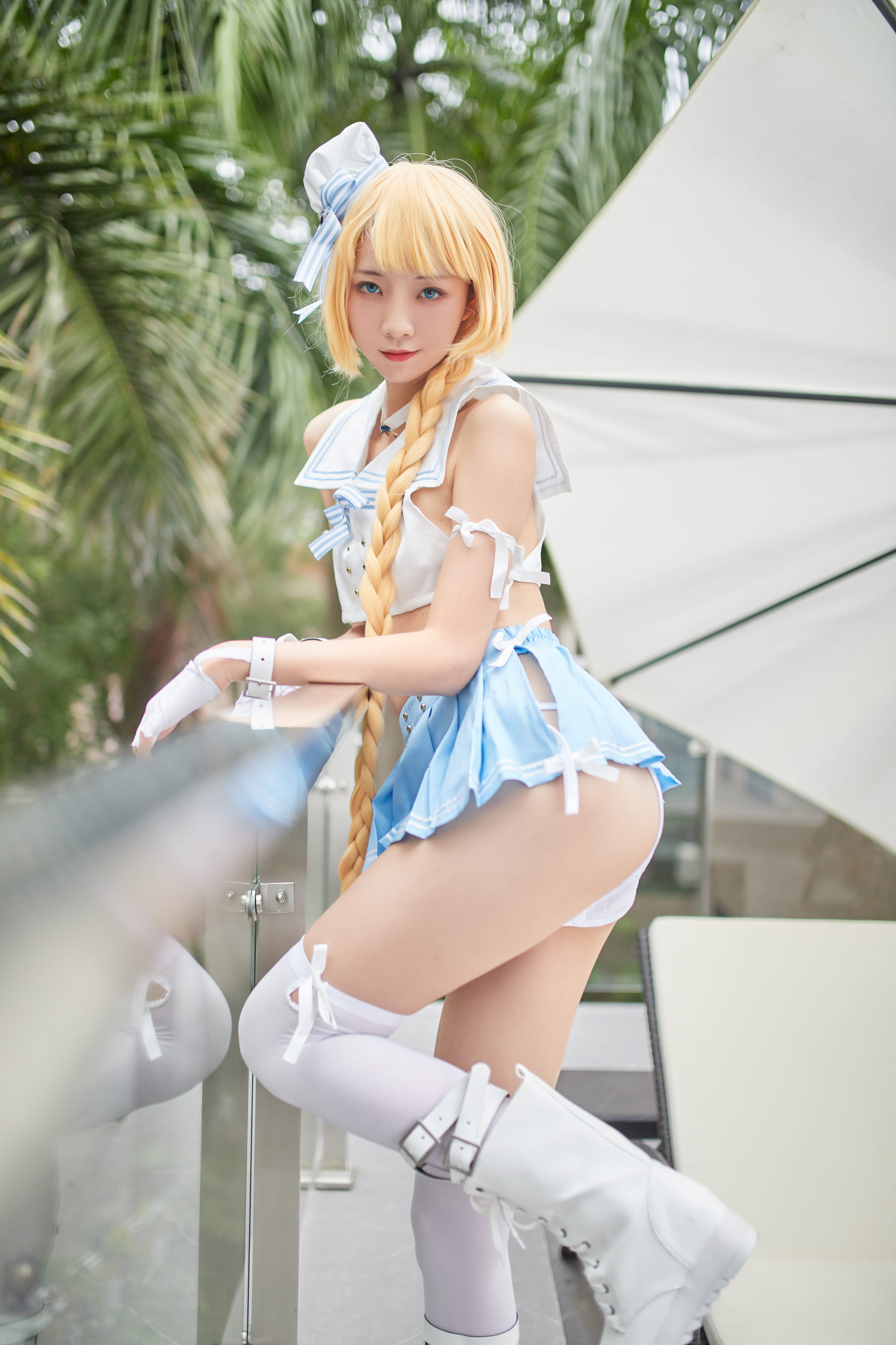 清纯妹子西瓜 – 舰队少女 兔女郎 Cosplay-第107张