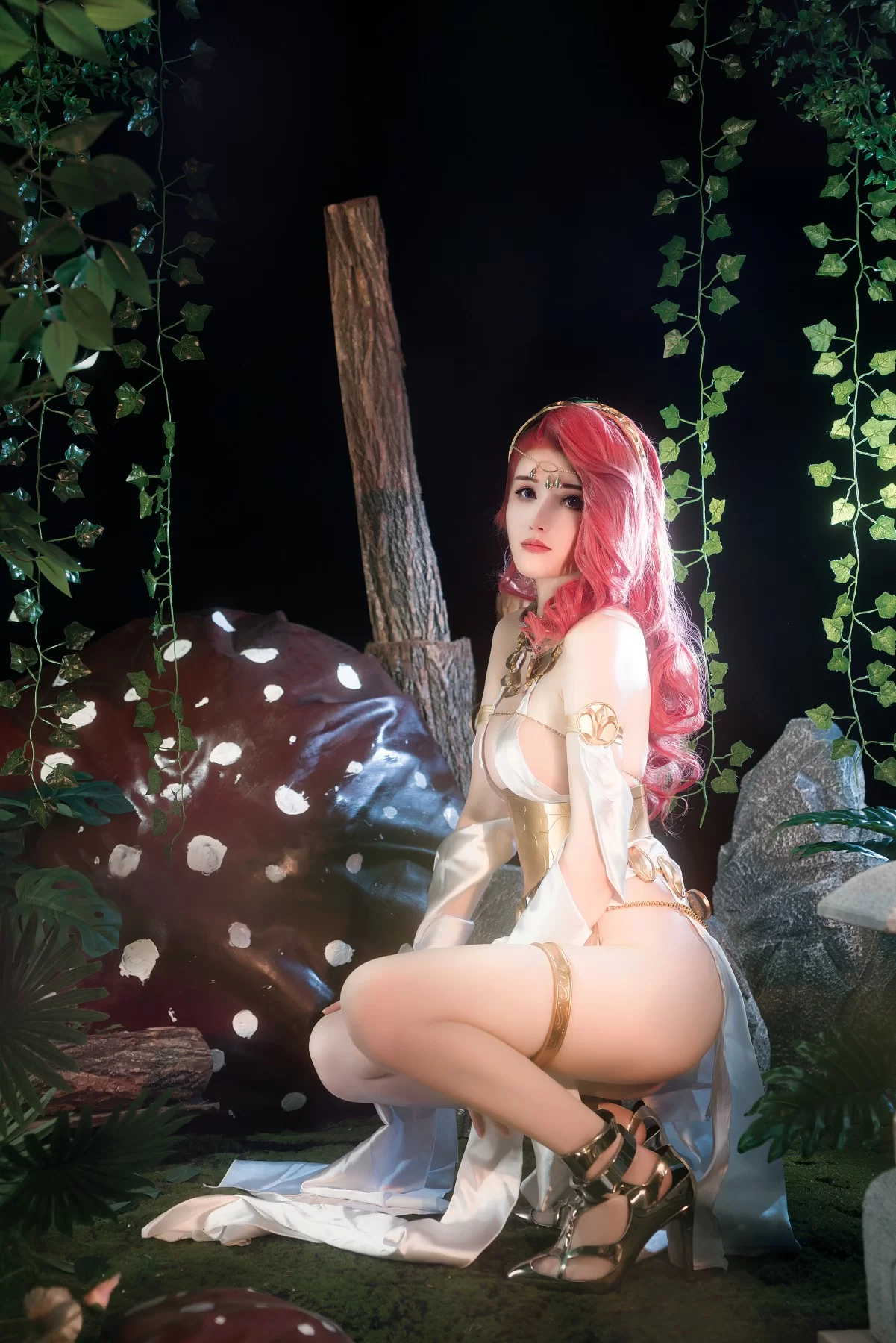 鹿八岁 – 哥布林女王 Cosplay-第3张