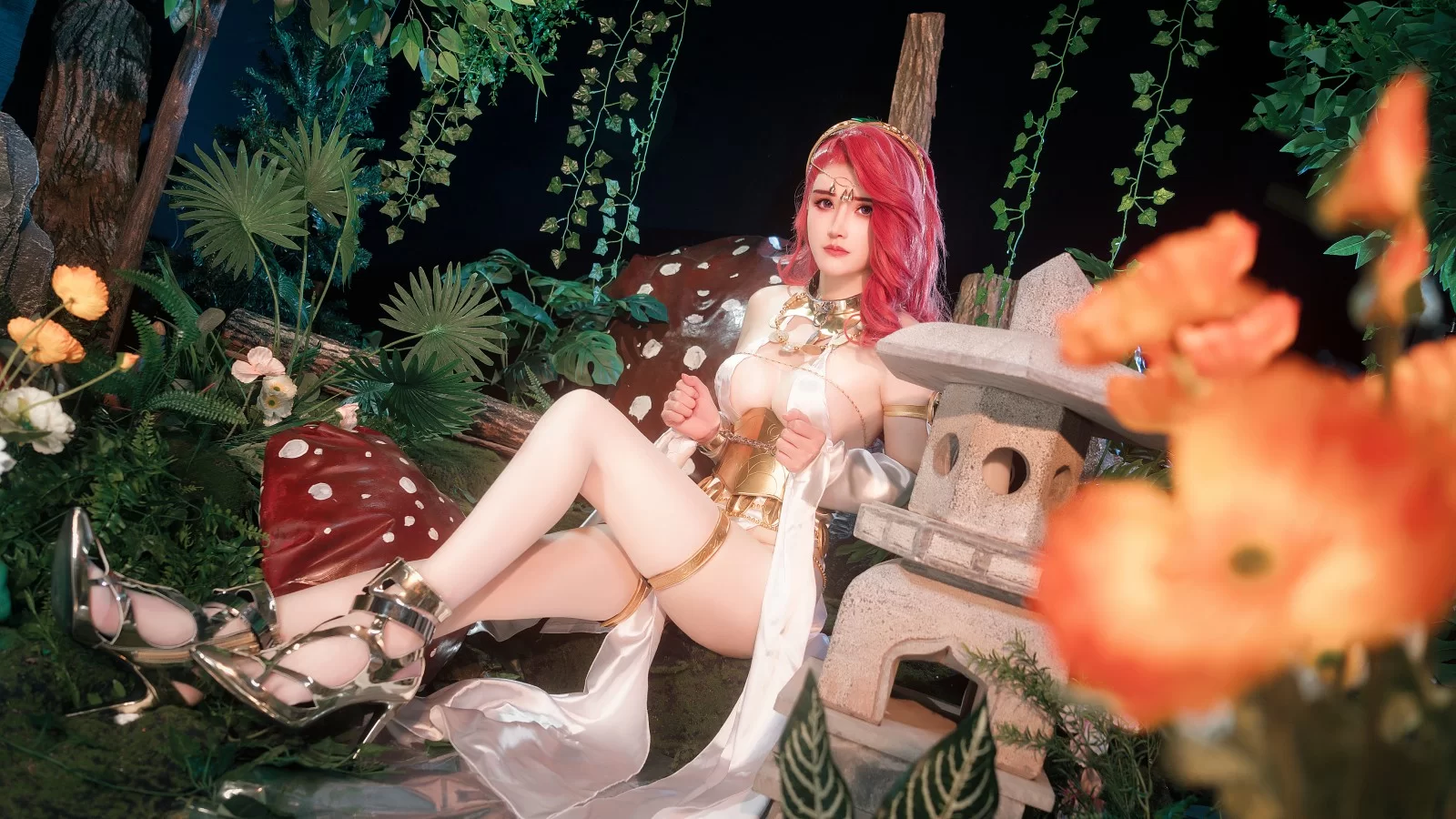 鹿八岁 – 哥布林女王 Cosplay-第6张