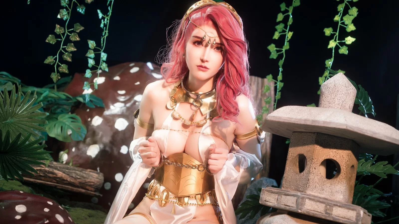 鹿八岁 – 哥布林女王 Cosplay-第2张