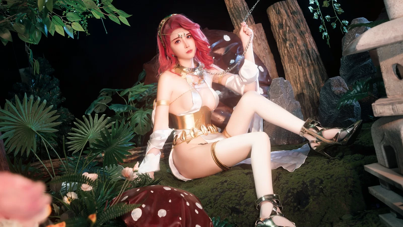 鹿八岁 – 哥布林女王 Cosplay-第10张