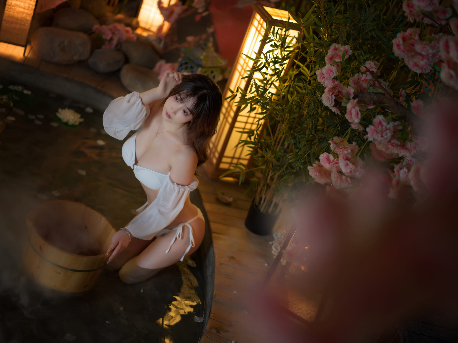 叉子宝宝 – 温泉 Cosplay-第25张