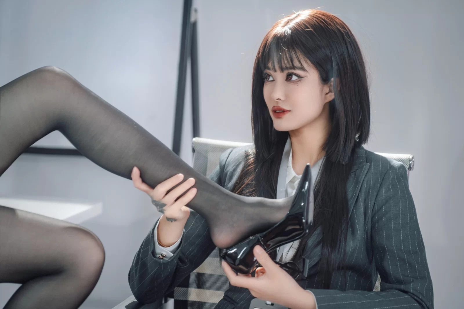 鹿八岁 – 女上司和女下属 Cosplay-第26张