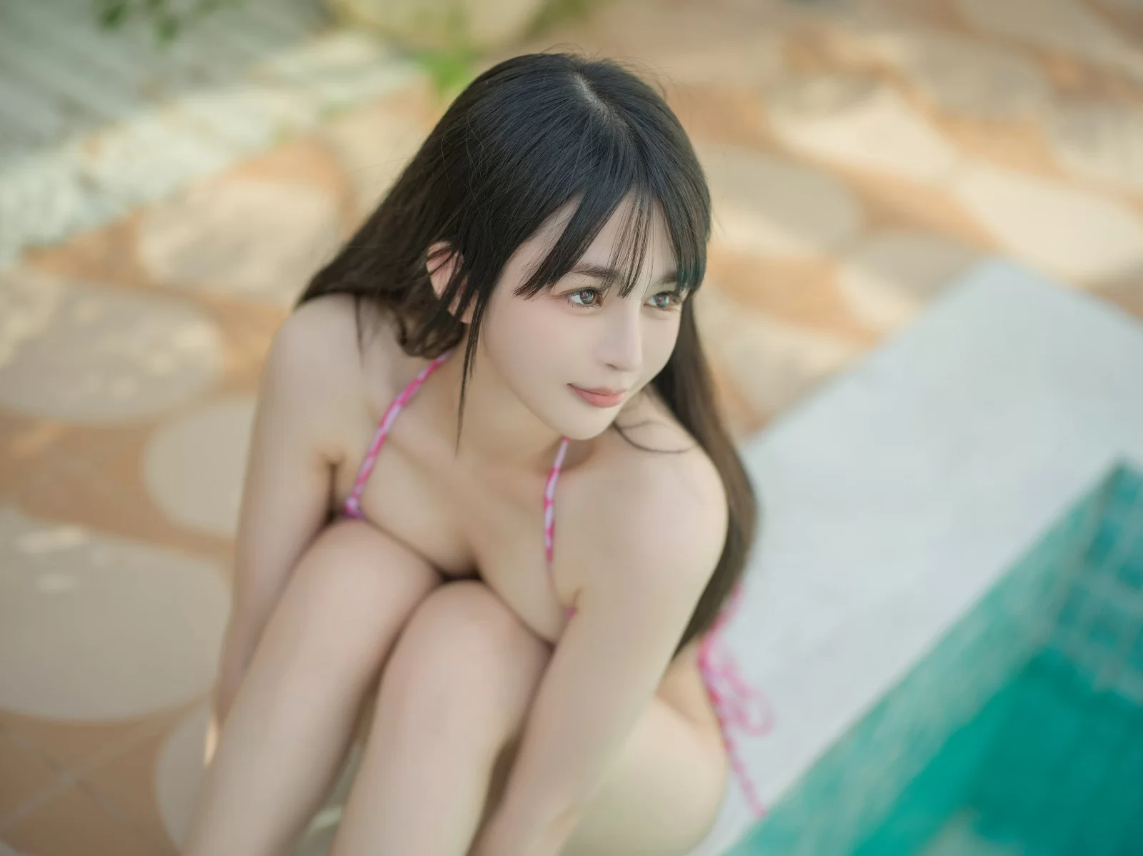 桜井宁宁 – 粉色比基尼 微风 Cosplay-第19张