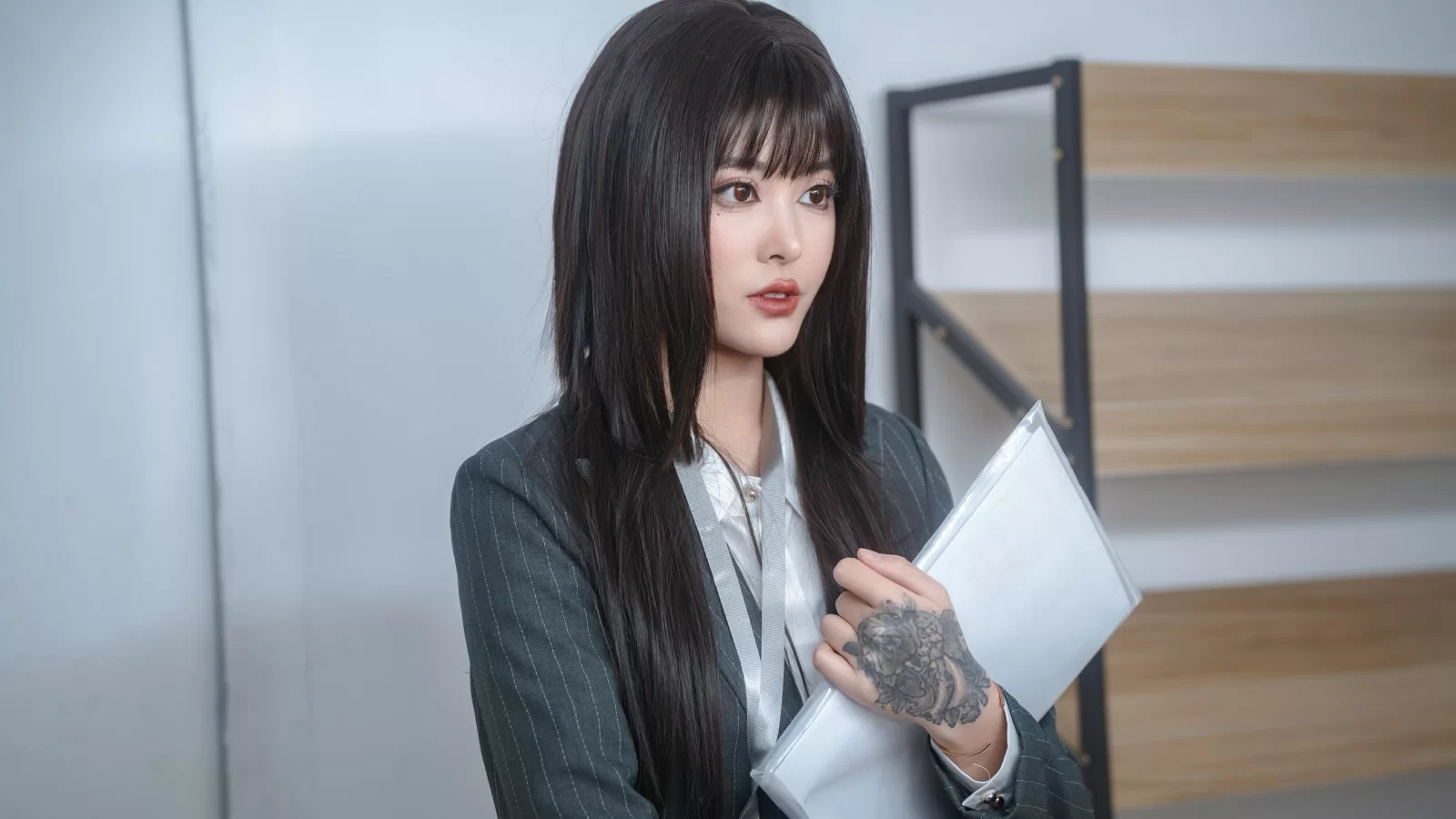 鹿八岁 – 女上司和女下属 Cosplay-第64张