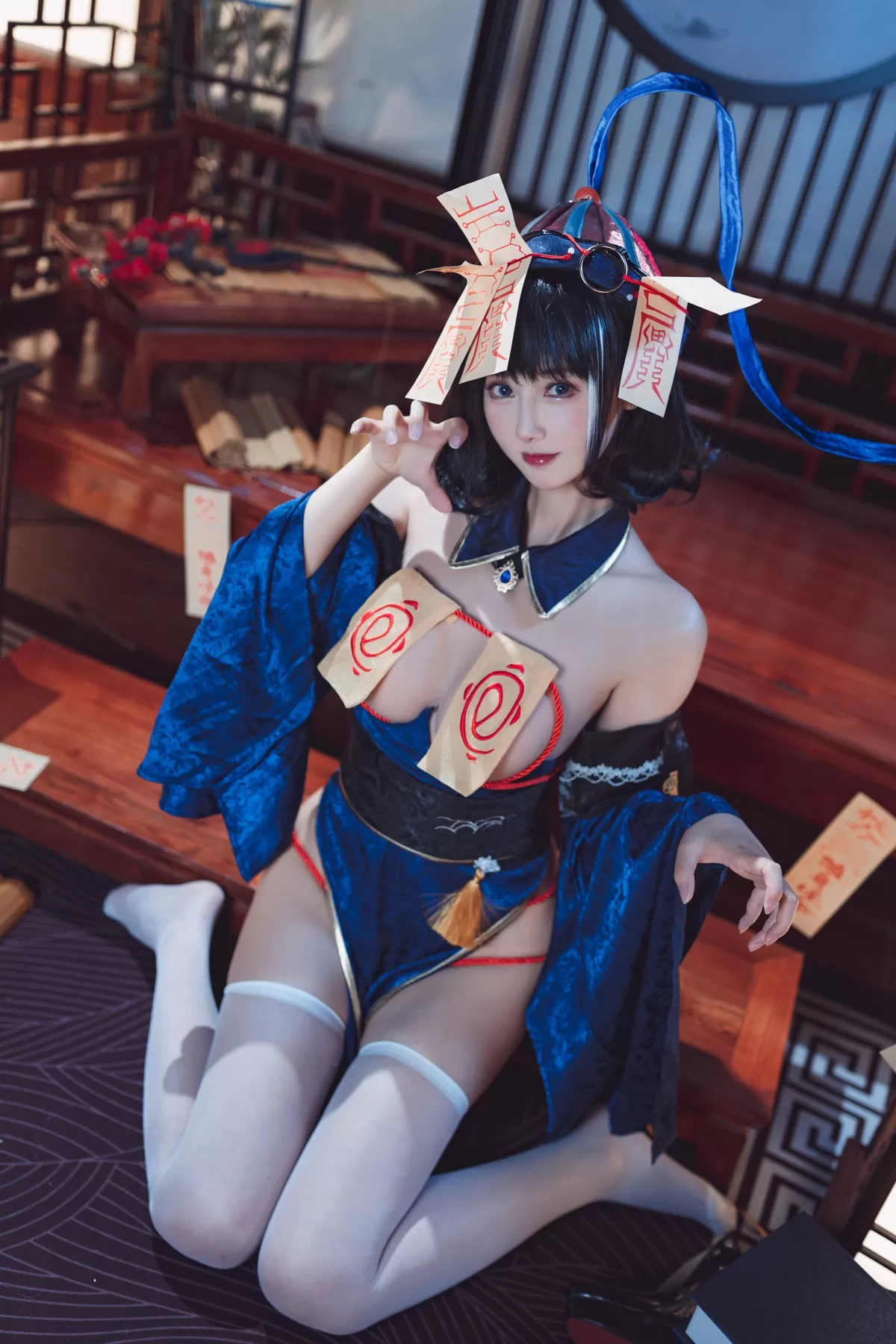 羽生三未 – 碧蓝航行 华甲小僵尸 Cosplay-第5张