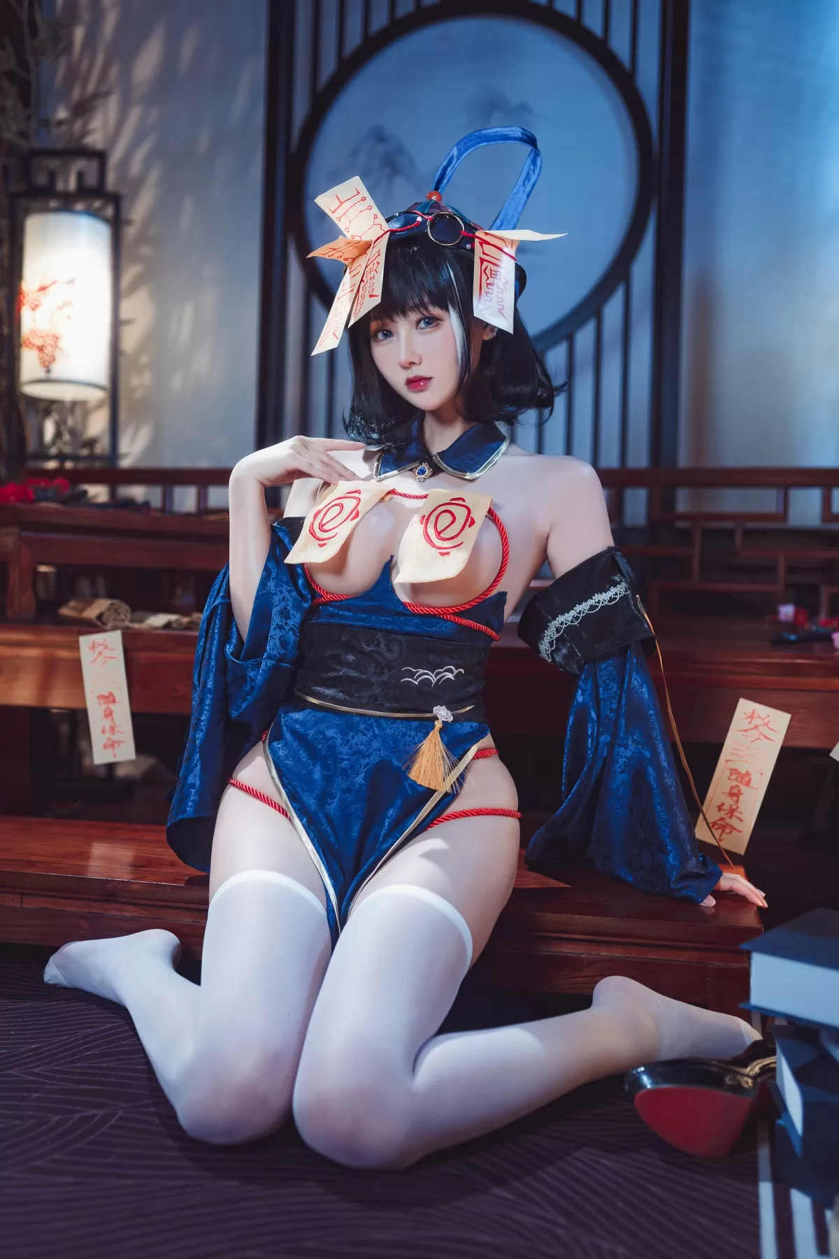 羽生三未 – 碧蓝航行 华甲小僵尸 Cosplay-第8张