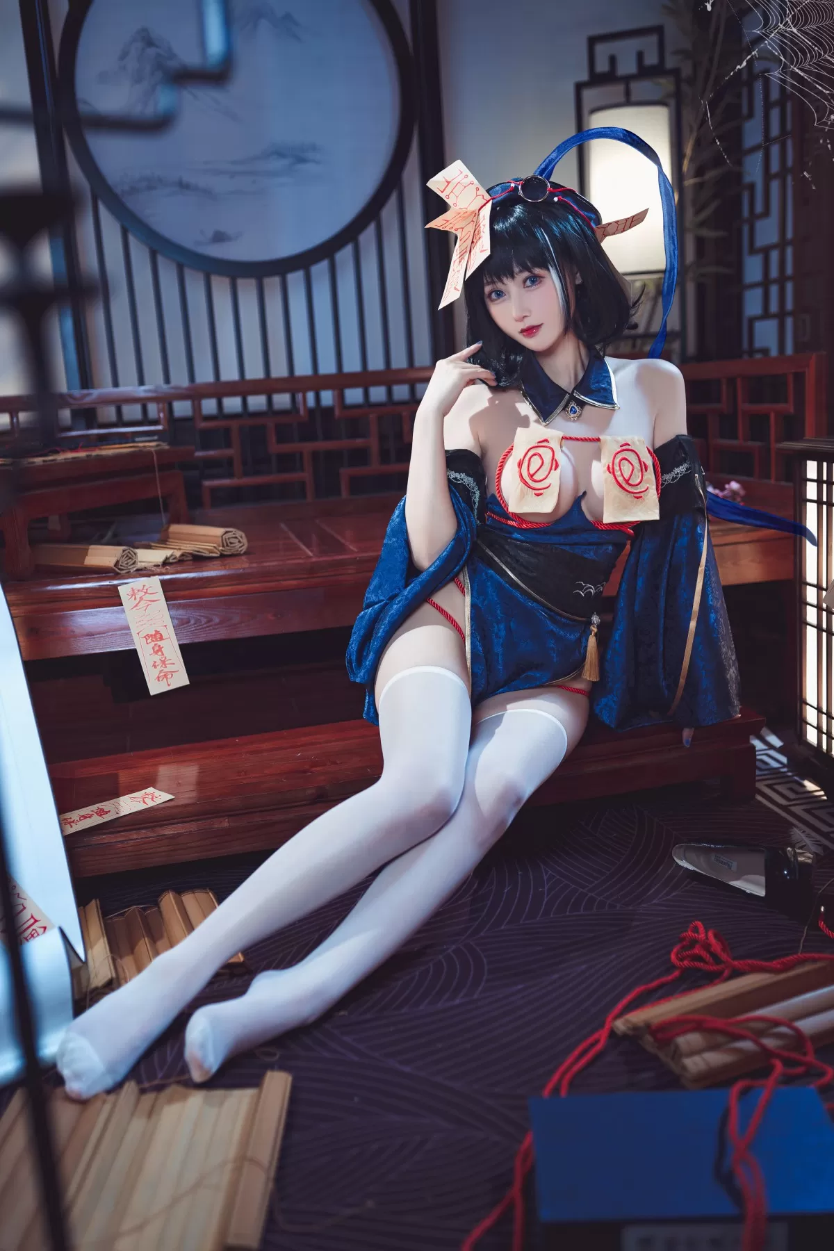 羽生三未 – 碧蓝航行 华甲小僵尸 Cosplay-第15张