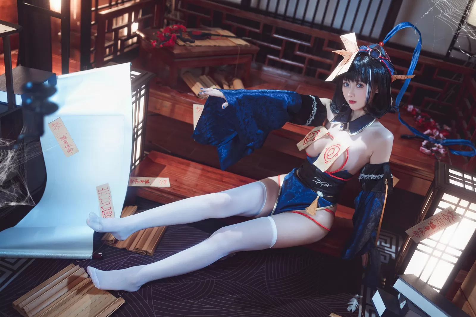 羽生三未 – 碧蓝航行 华甲小僵尸 Cosplay-第14张