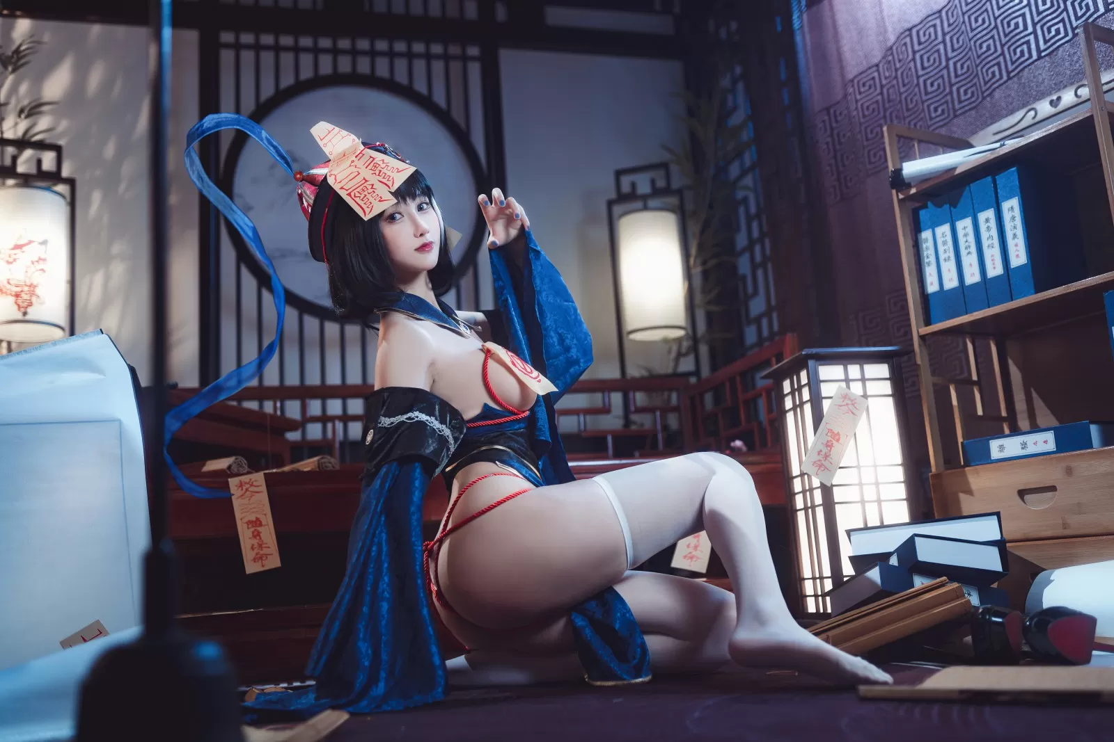 羽生三未 – 碧蓝航行 华甲小僵尸 Cosplay-第13张