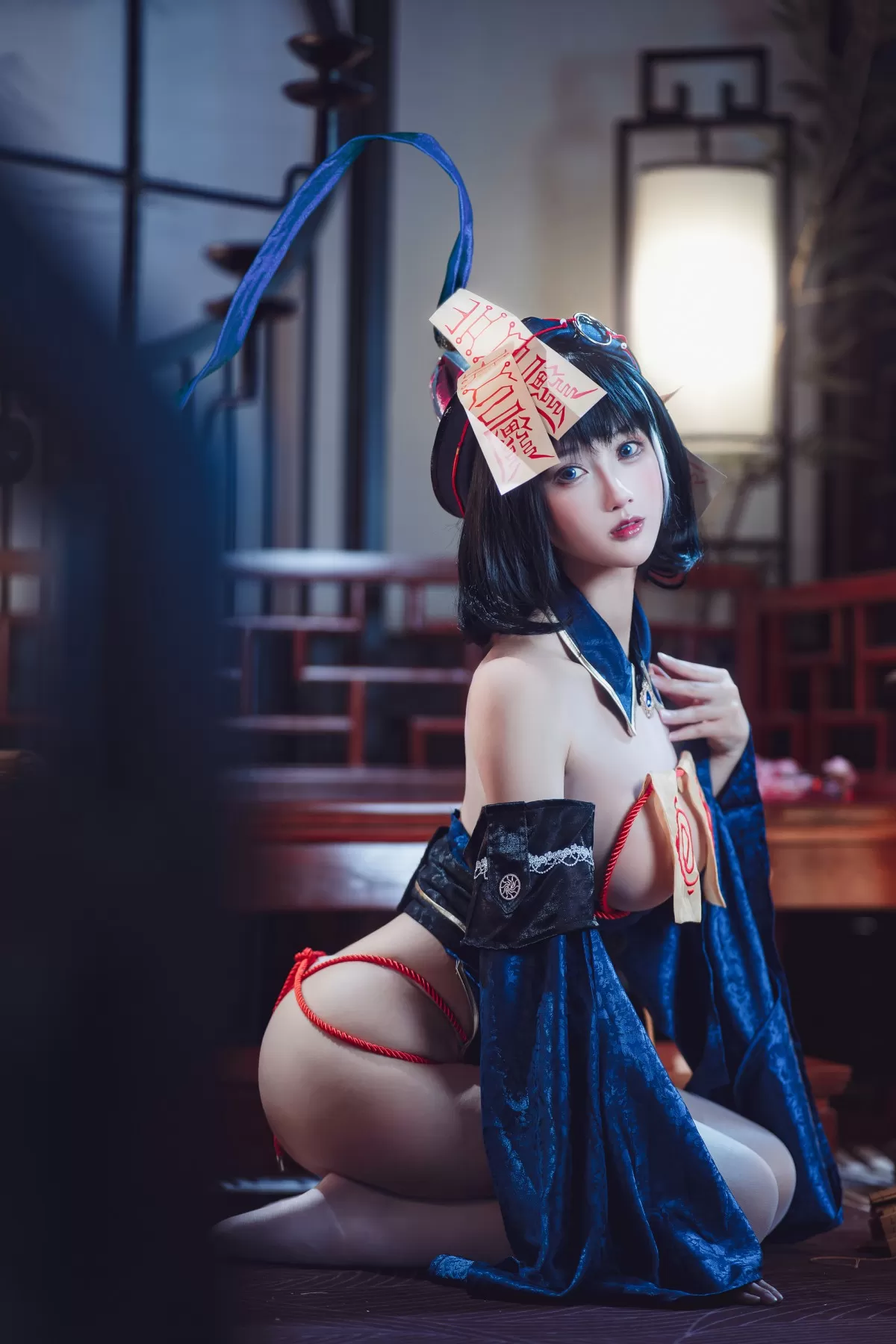 羽生三未 – 碧蓝航行 华甲小僵尸 Cosplay-第12张