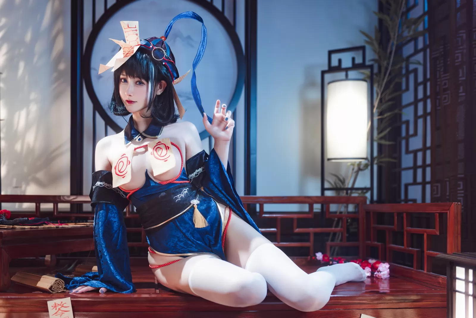 羽生三未 – 碧蓝航行 华甲小僵尸 Cosplay-第19张
