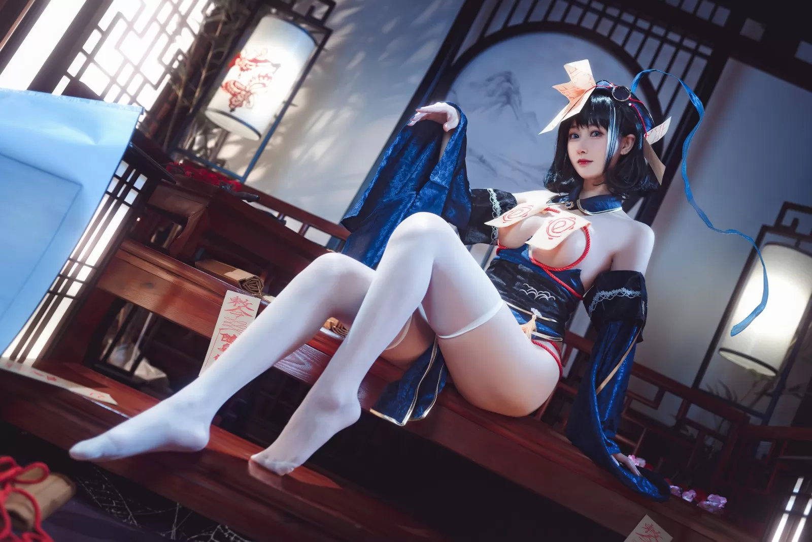 羽生三未 – 碧蓝航行 华甲小僵尸 Cosplay-第17张