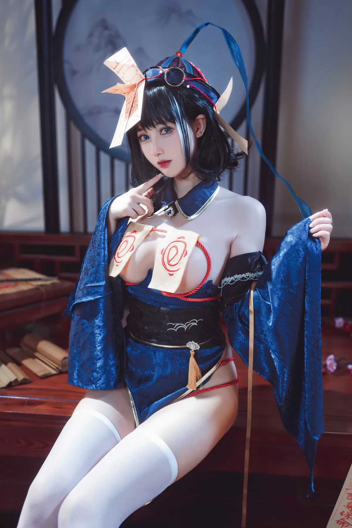 羽生三未 – 碧蓝航行 华甲小僵尸 Cosplay-第18张