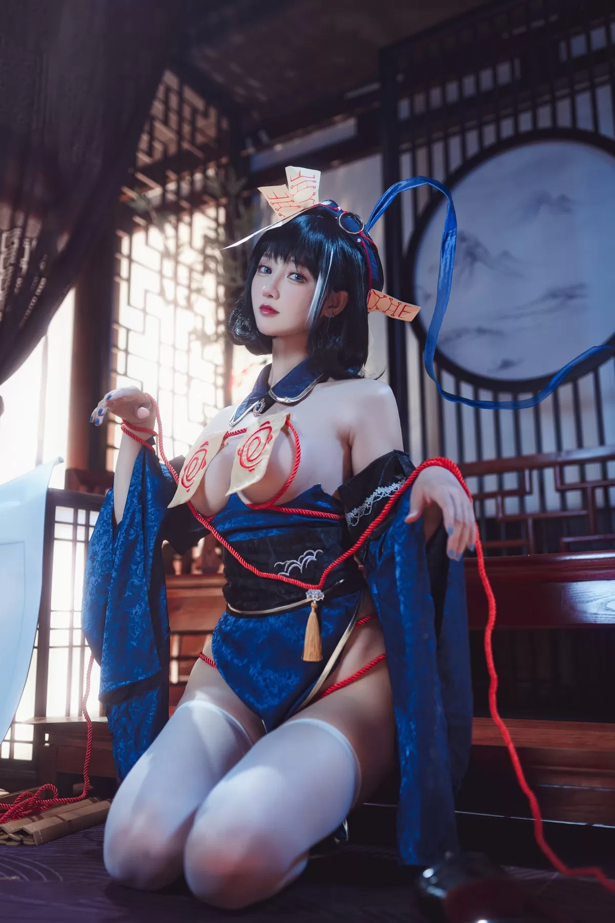 羽生三未 – 碧蓝航行 华甲小僵尸 Cosplay-第16张