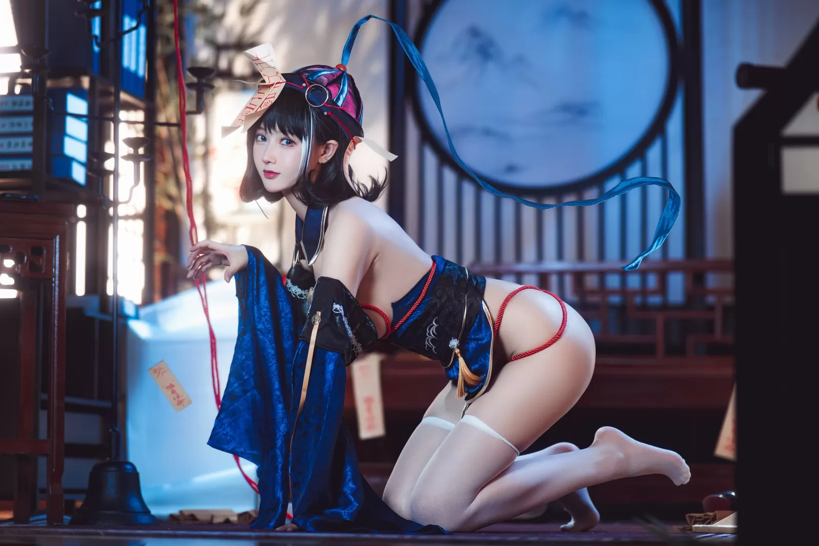 羽生三未 – 碧蓝航行 华甲小僵尸 Cosplay-第22张