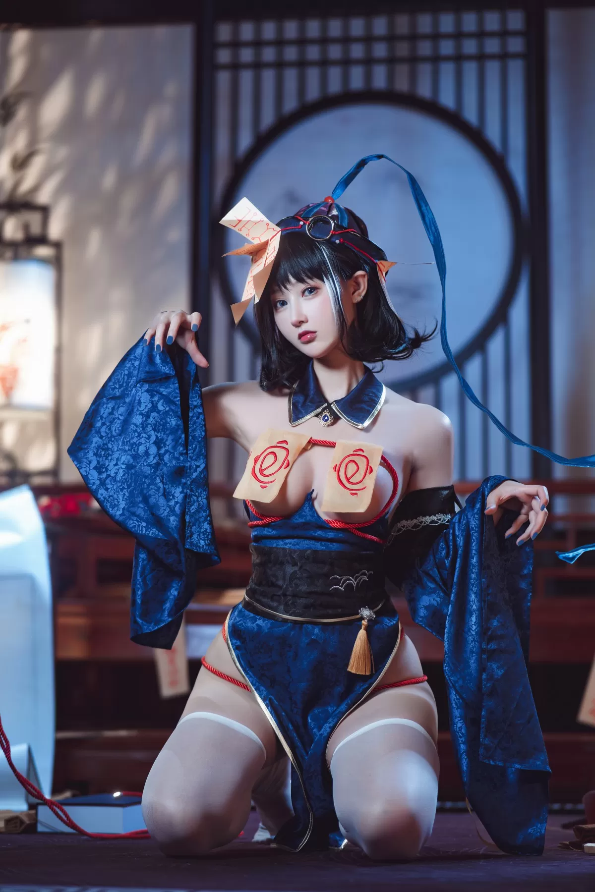 羽生三未 – 碧蓝航行 华甲小僵尸 Cosplay-第21张