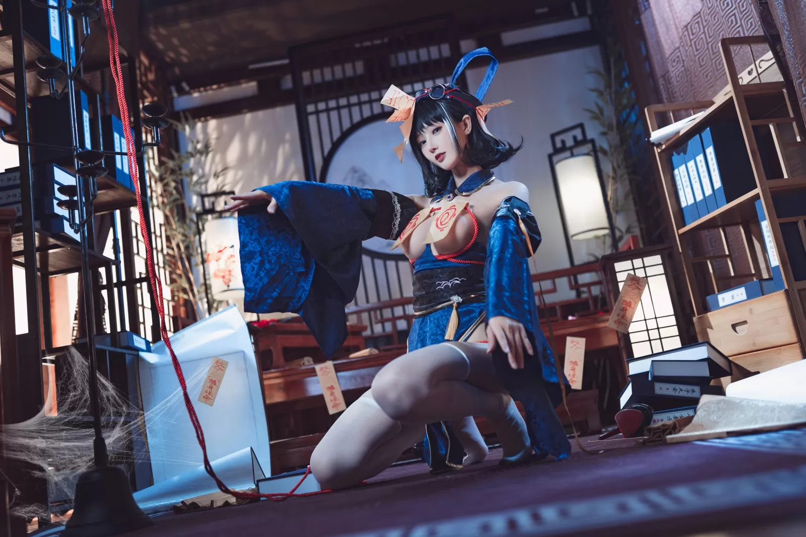羽生三未 – 碧蓝航行 华甲小僵尸 Cosplay-第27张
