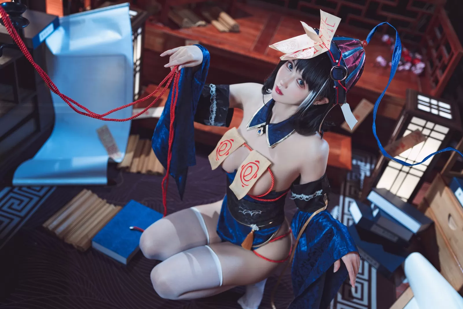 羽生三未 – 碧蓝航行 华甲小僵尸 Cosplay-第26张