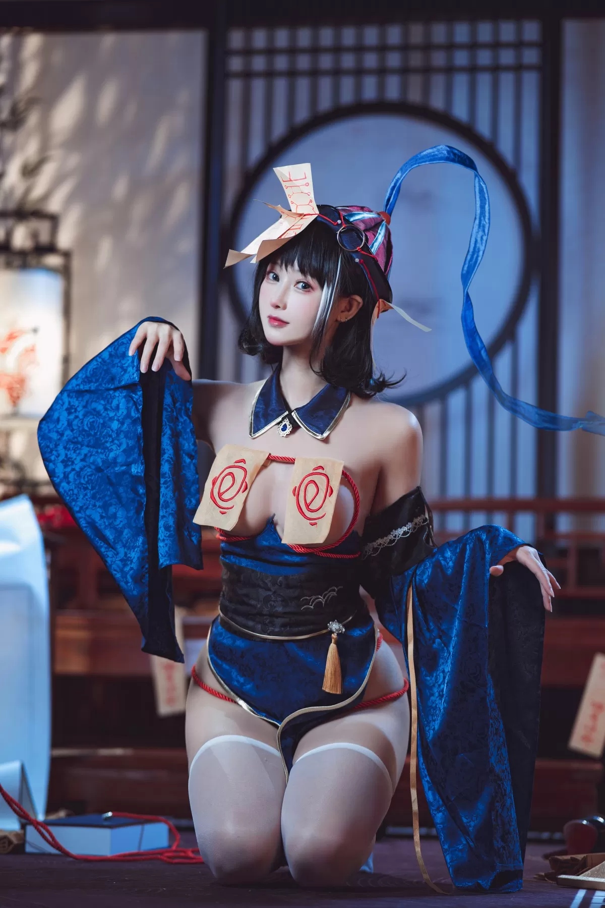 羽生三未 – 碧蓝航行 华甲小僵尸 Cosplay-第25张