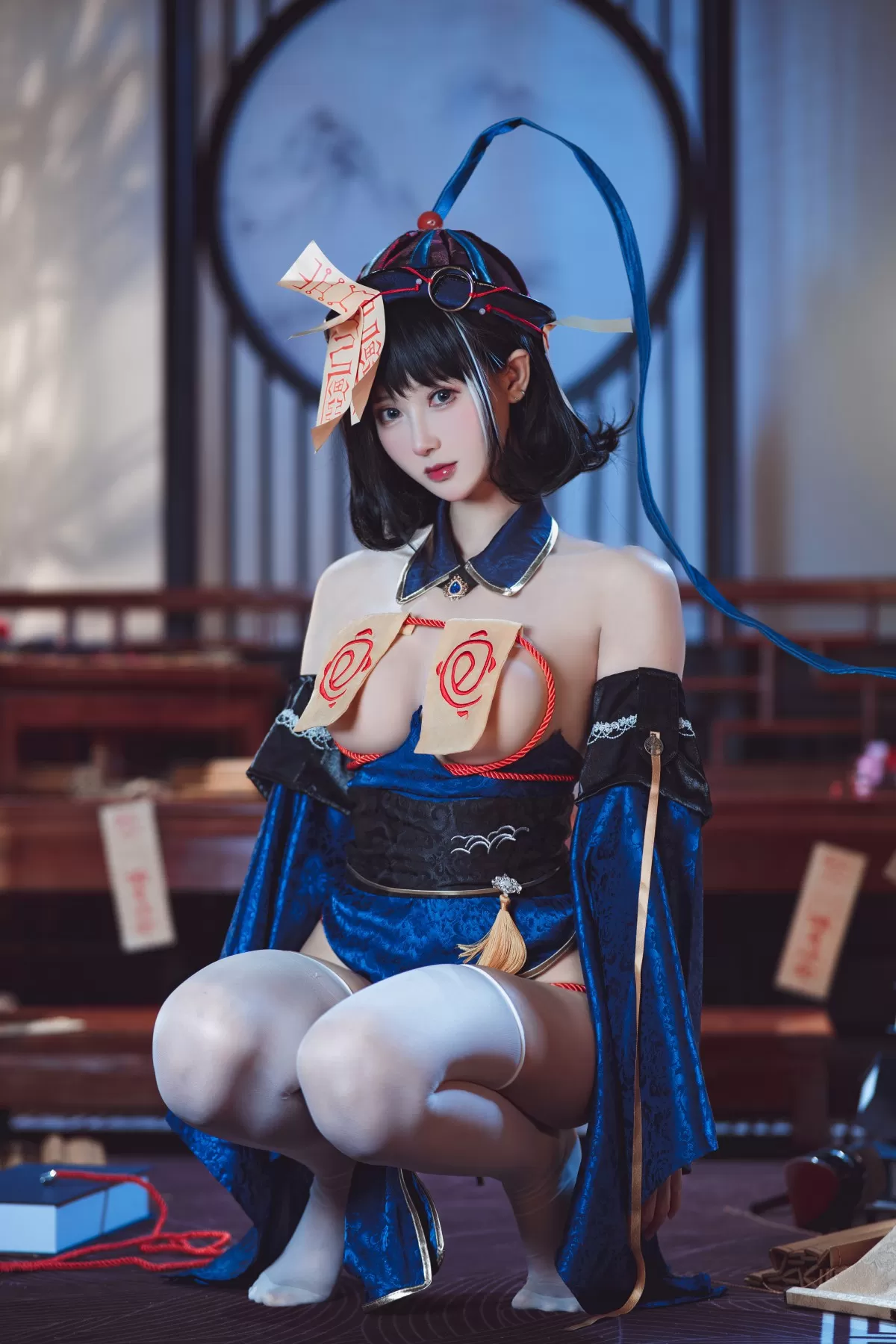 羽生三未 – 碧蓝航行 华甲小僵尸 Cosplay-第30张