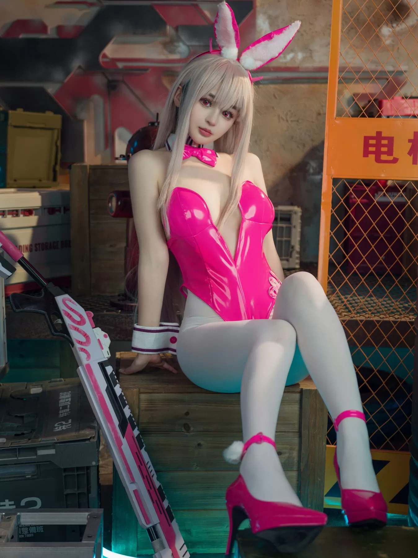 桜井宁宁 – 毒蛇兔女郎 Cosplay-第14张