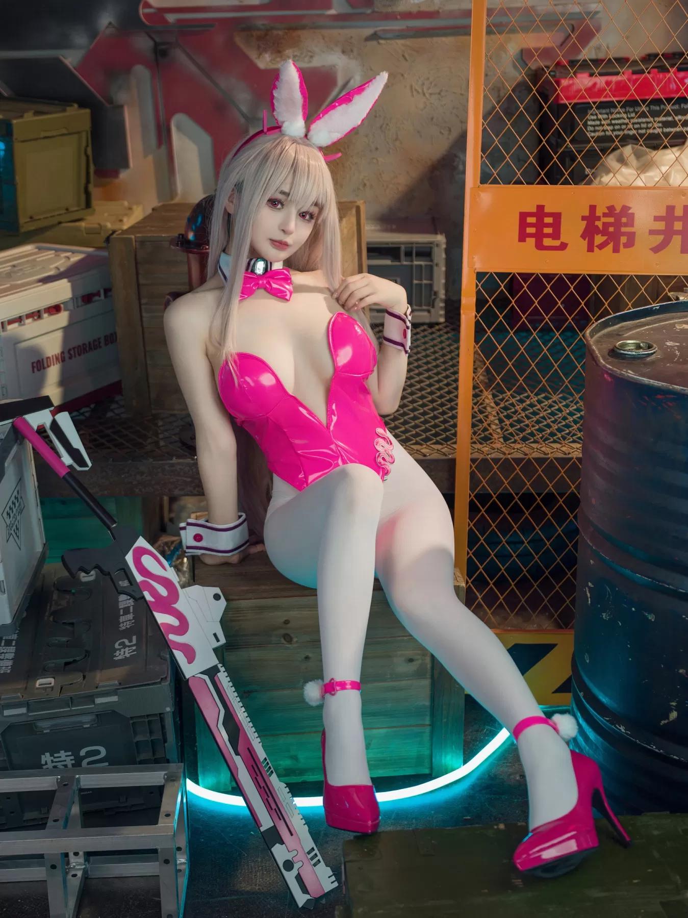桜井宁宁 – 毒蛇兔女郎 Cosplay-第12张