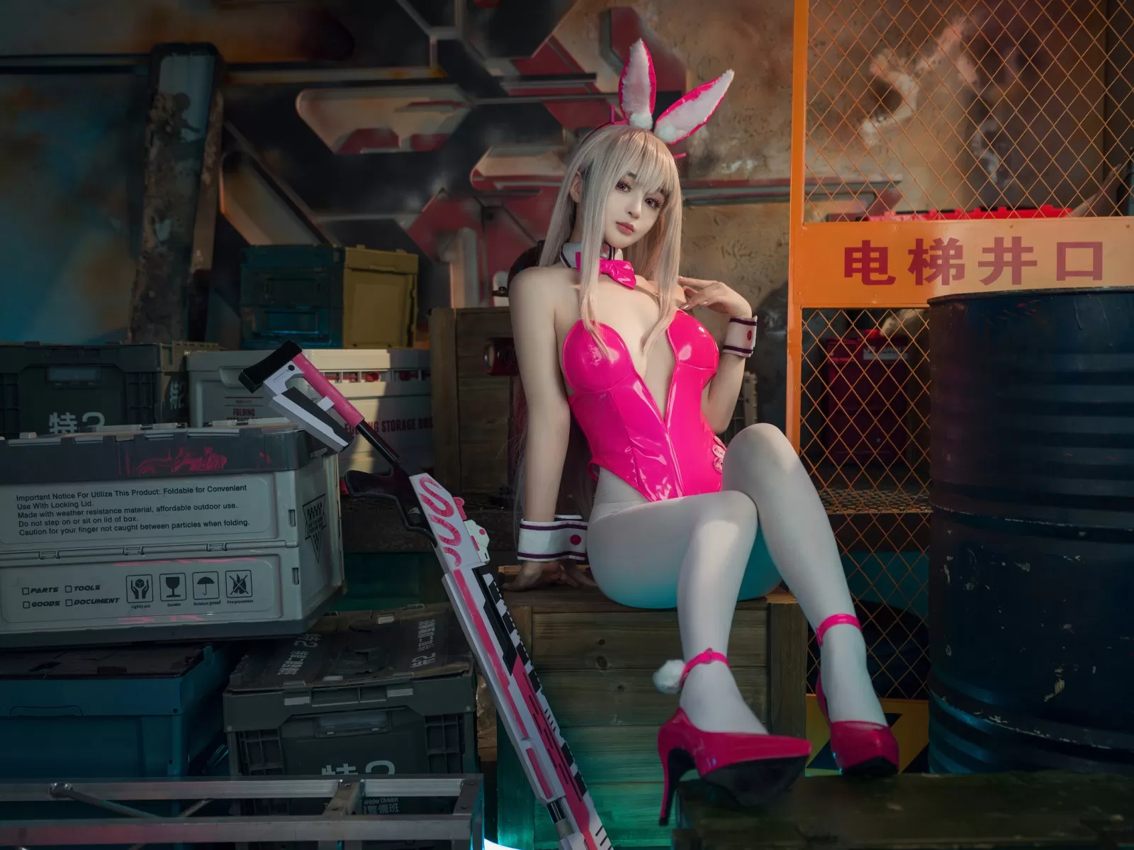 桜井宁宁 – 毒蛇兔女郎 Cosplay-第13张