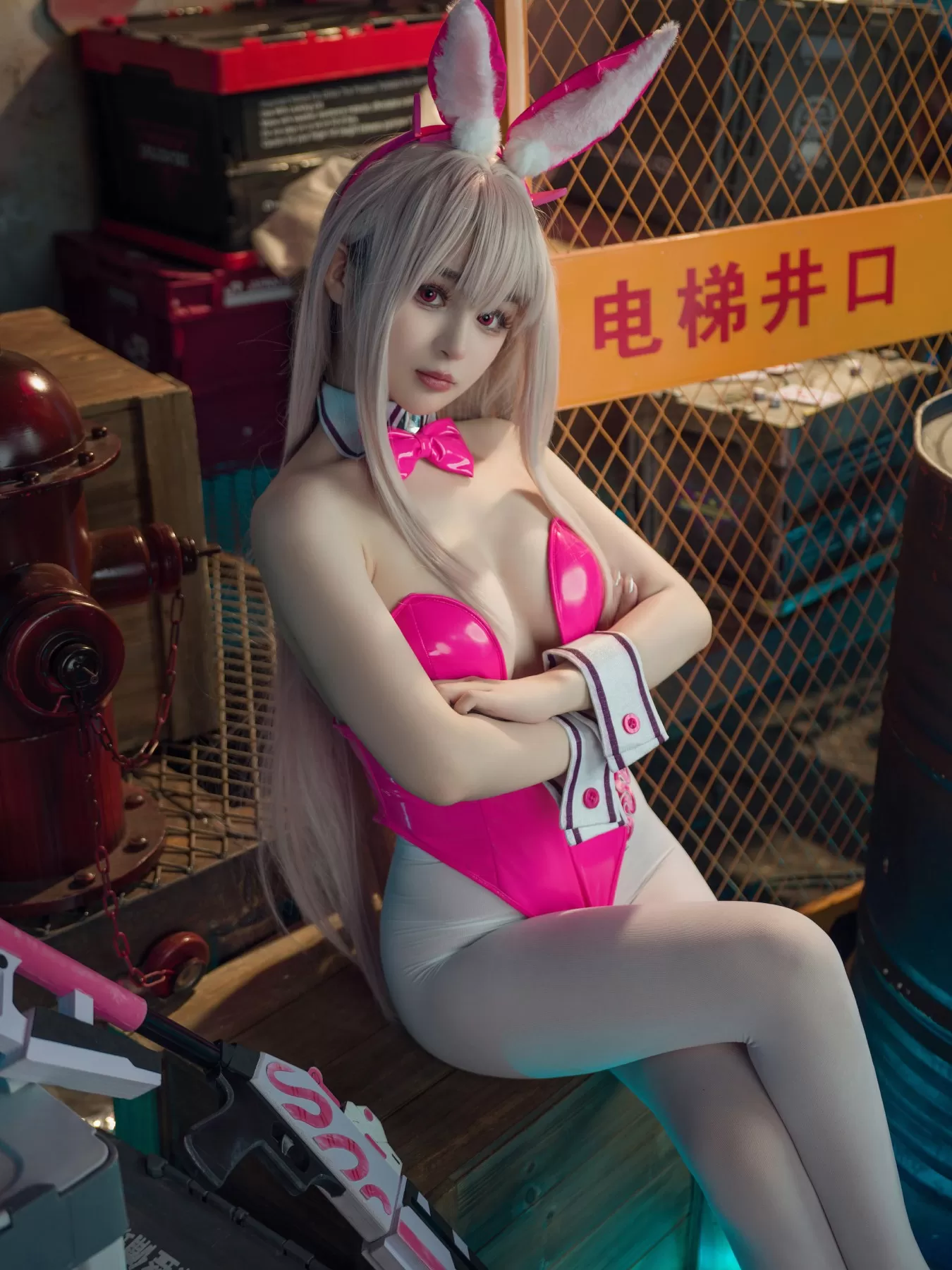 桜井宁宁 – 毒蛇兔女郎 Cosplay-第19张