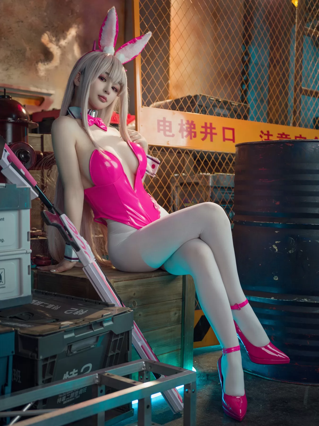 桜井宁宁 – 毒蛇兔女郎 Cosplay-第16张