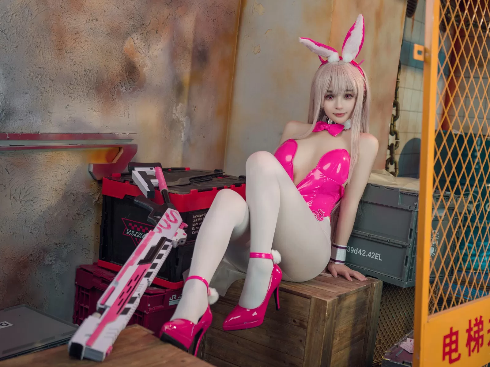 桜井宁宁 – 毒蛇兔女郎 Cosplay-第31张