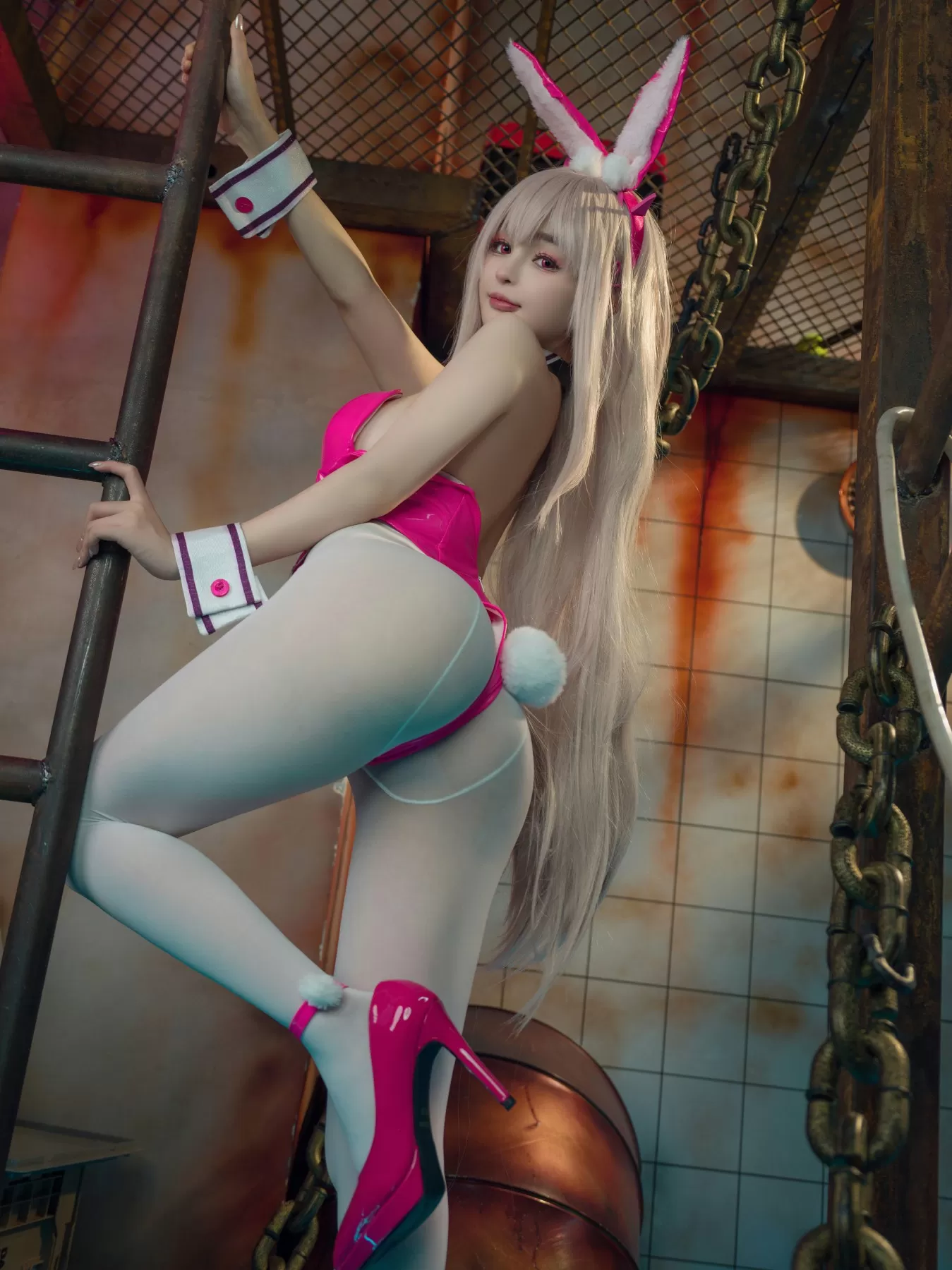 桜井宁宁 – 毒蛇兔女郎 Cosplay-第47张